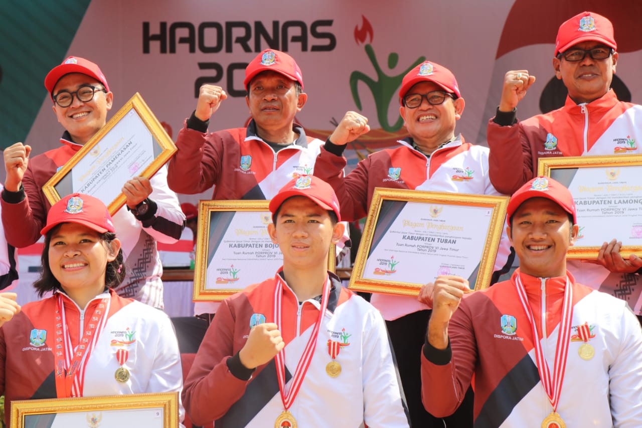 Bojonegoro Raih Penghargaan Kabupaten/kota Peduli Olah Raga