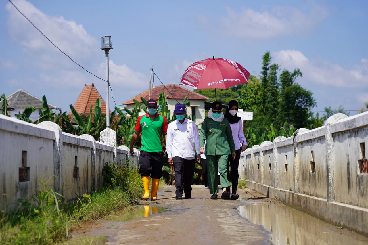 Pasca Banjir Kec. Gondang, Bupati Tinjau Lokasi Terdampak.