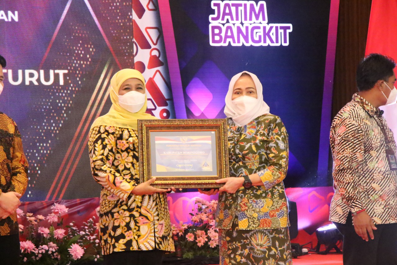 Bojonegoro Kembali Raih Penghargaan Capaian Opini WTP Tahun 2020.