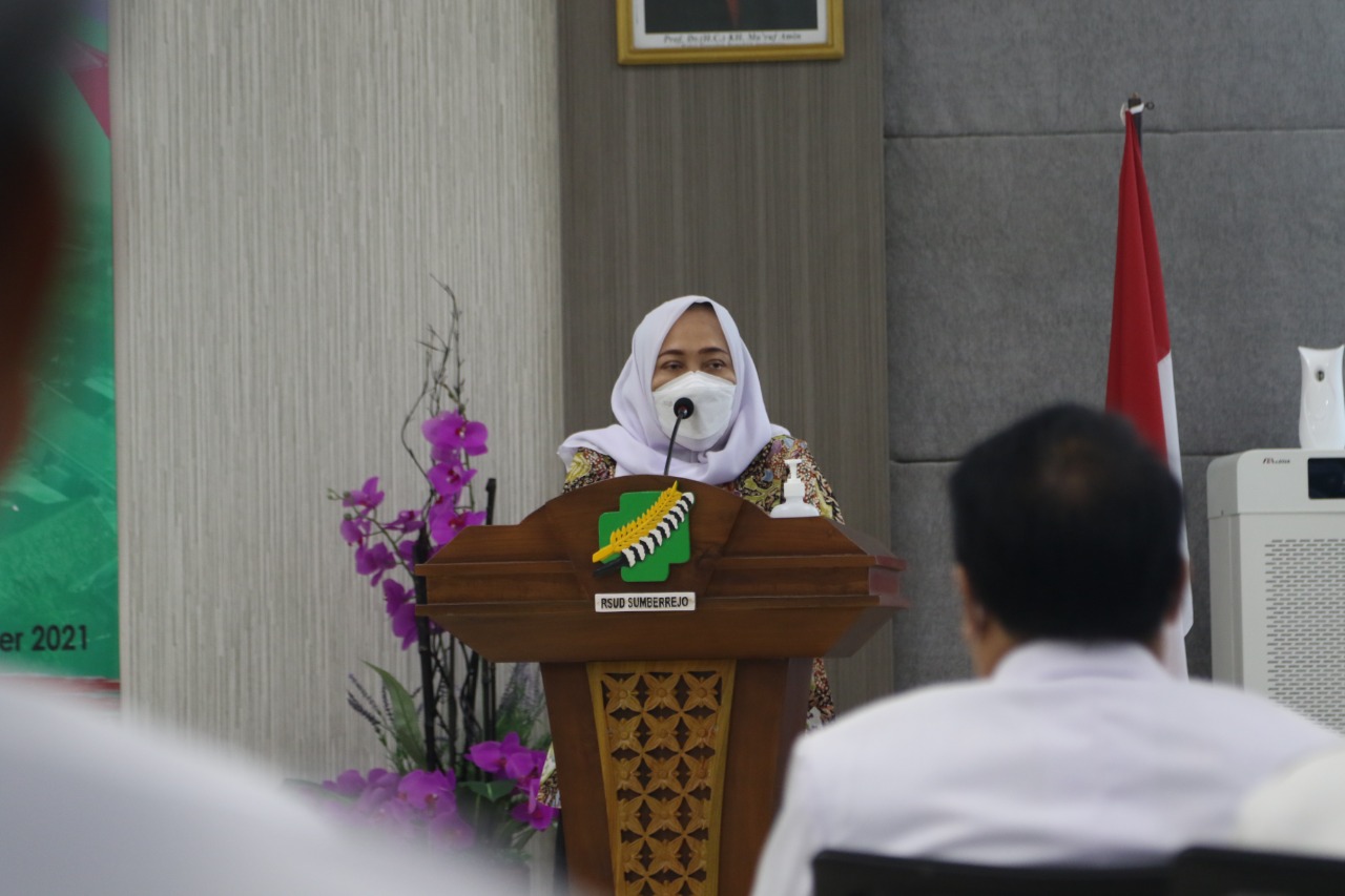 Bupati Bojonegoro Membuka Sharing Session Pelayanan Kesehatan Jiwa Tenaga Kesehatan Rsud Sumberejo