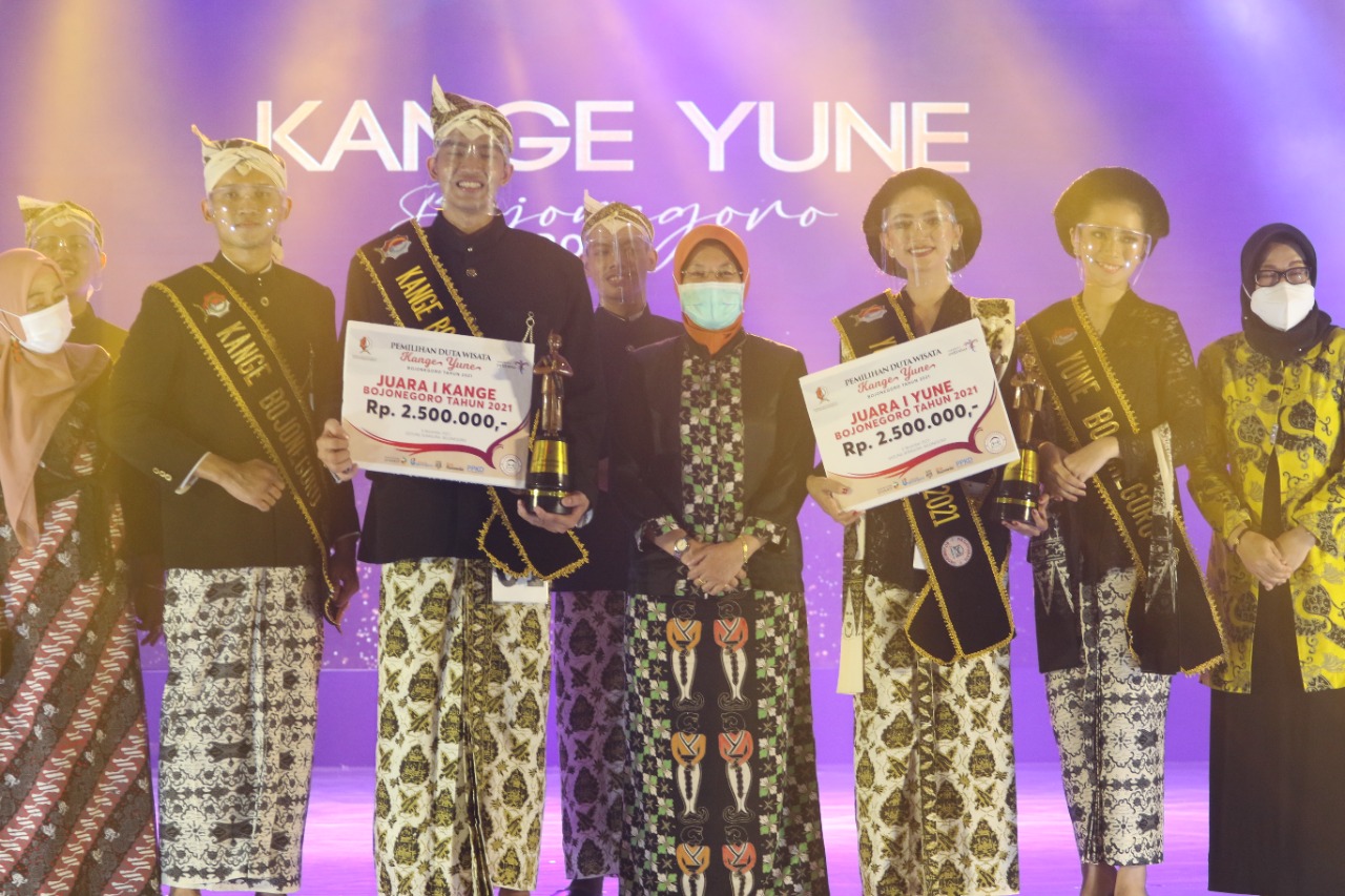 Bangkitkan Wisata Bojonegoro Di Ajang Grand Final Duta Wisata Kange Yune 2021.