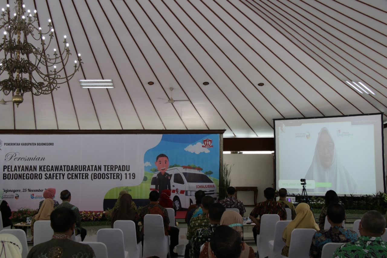 Pemkab Bojonegoro Resmikan BOOSTER 119, Bentuk Pelayanan Kesehatan Yang Quick Response