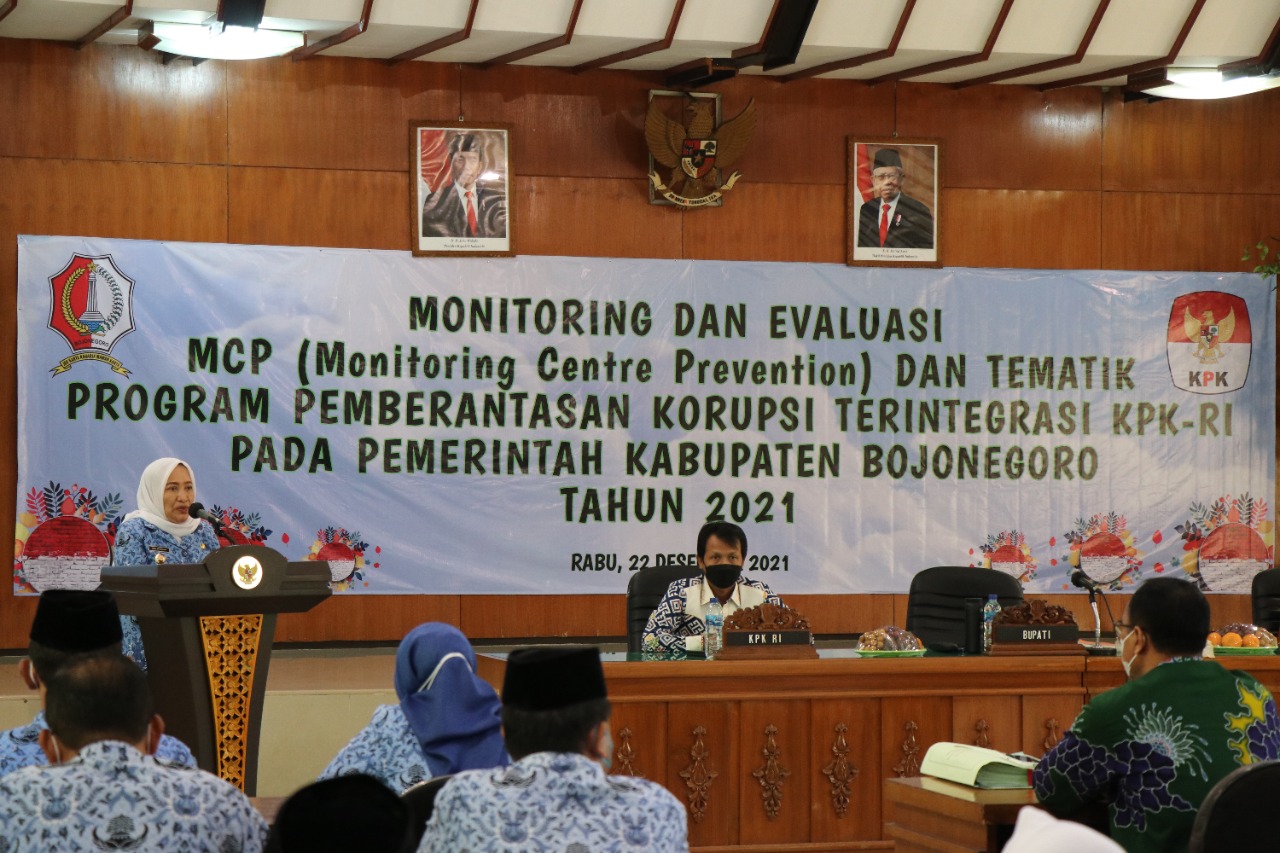 Pemkab Bojonegoro Siapkan Capaian 90% Indeks Penilaian MCP KPK