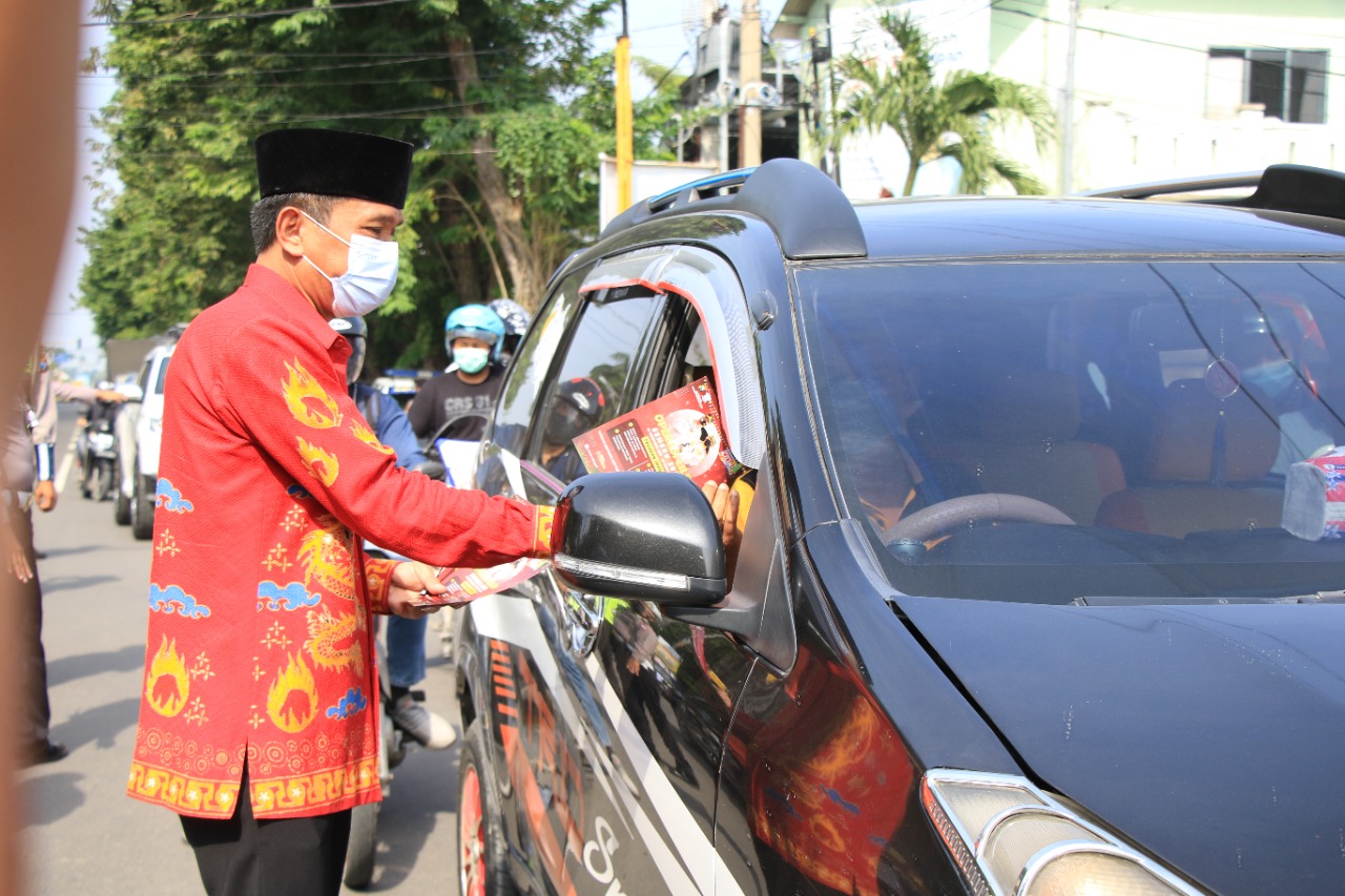Wakil Bupati  Pimpin Apel Gelar Pasukan Operasi Lilin Tahun 2021