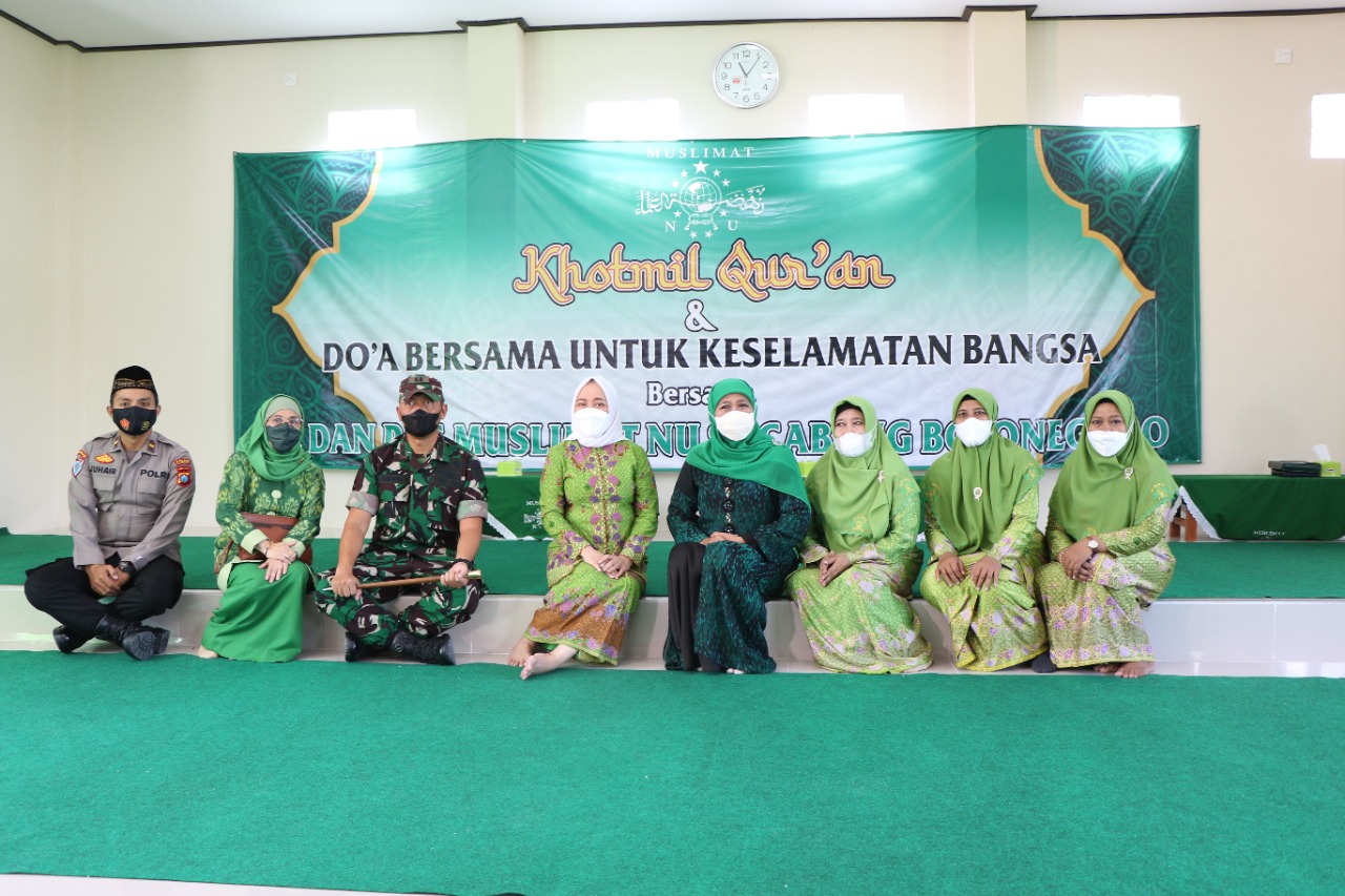 Hadir Peresmian Kantor Muslimat NU, Bupati Harapakan Sinergitas Program Pemkab.