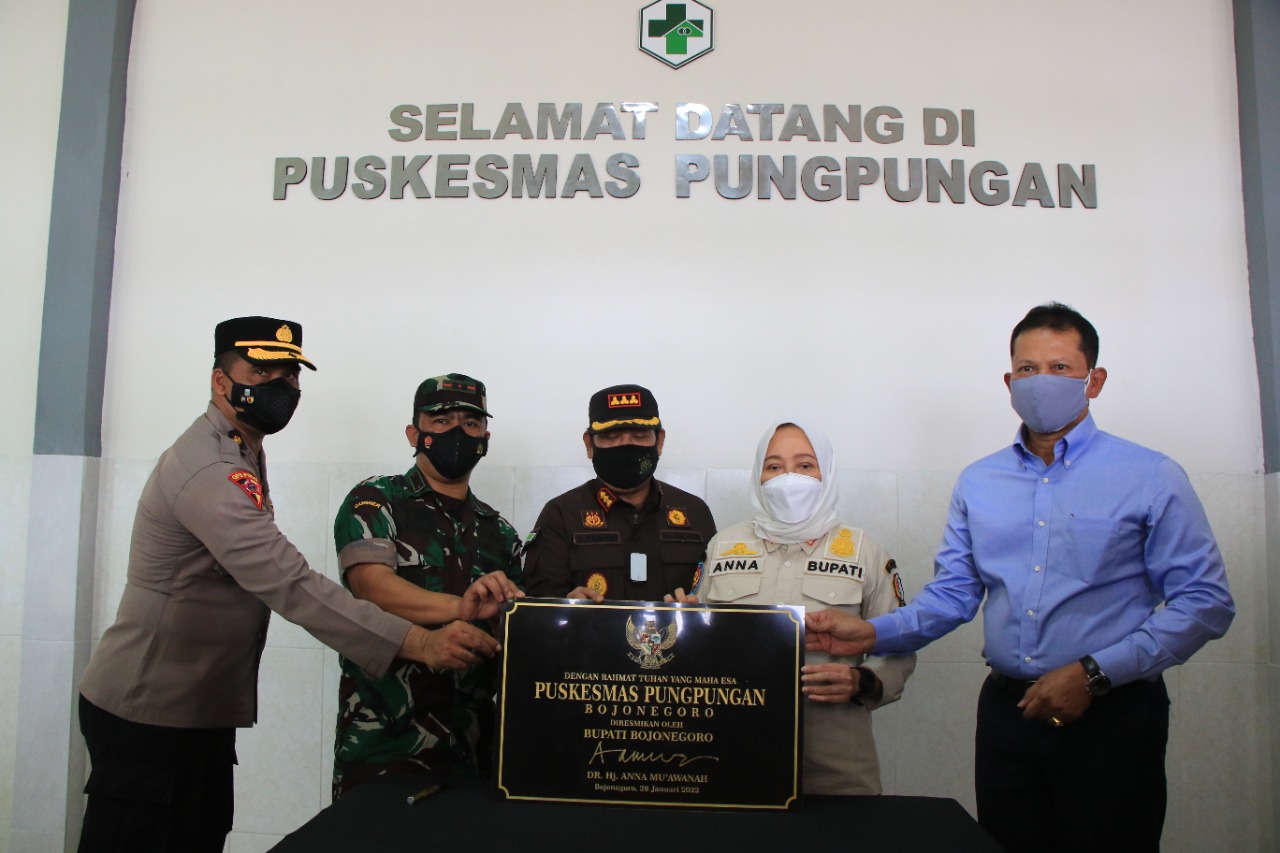 Wujudkan Pelayanan Kesehatan Yang Memadai, Bupati Resmikan Puskesmas Pungpungan.