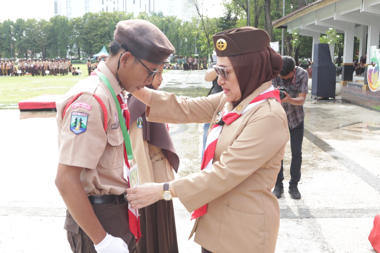 Bupati Membuka JS VII Jatim, Harapakan Melalui LP Ma'arif NU Dapat Mendorong Untuk Bersaing di Tingk