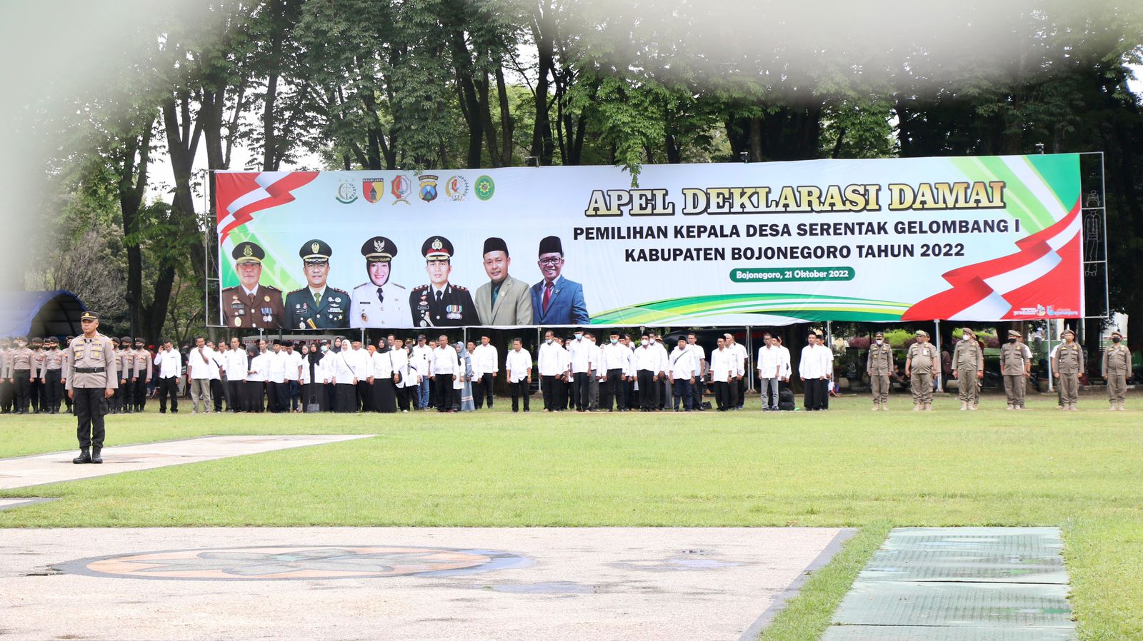 Apel Deklarasi Damai, Bupati Bojonegoro : Hindari Politik Uang dan Cara-cara yang Tidak Benar
