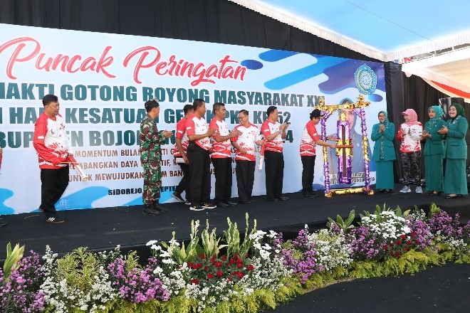 Pj. Bupati Bojonegoro Harapkan BBGRM Sebagai Momentum Menjaga dan Menghidupkan Budaya Gotong Royong