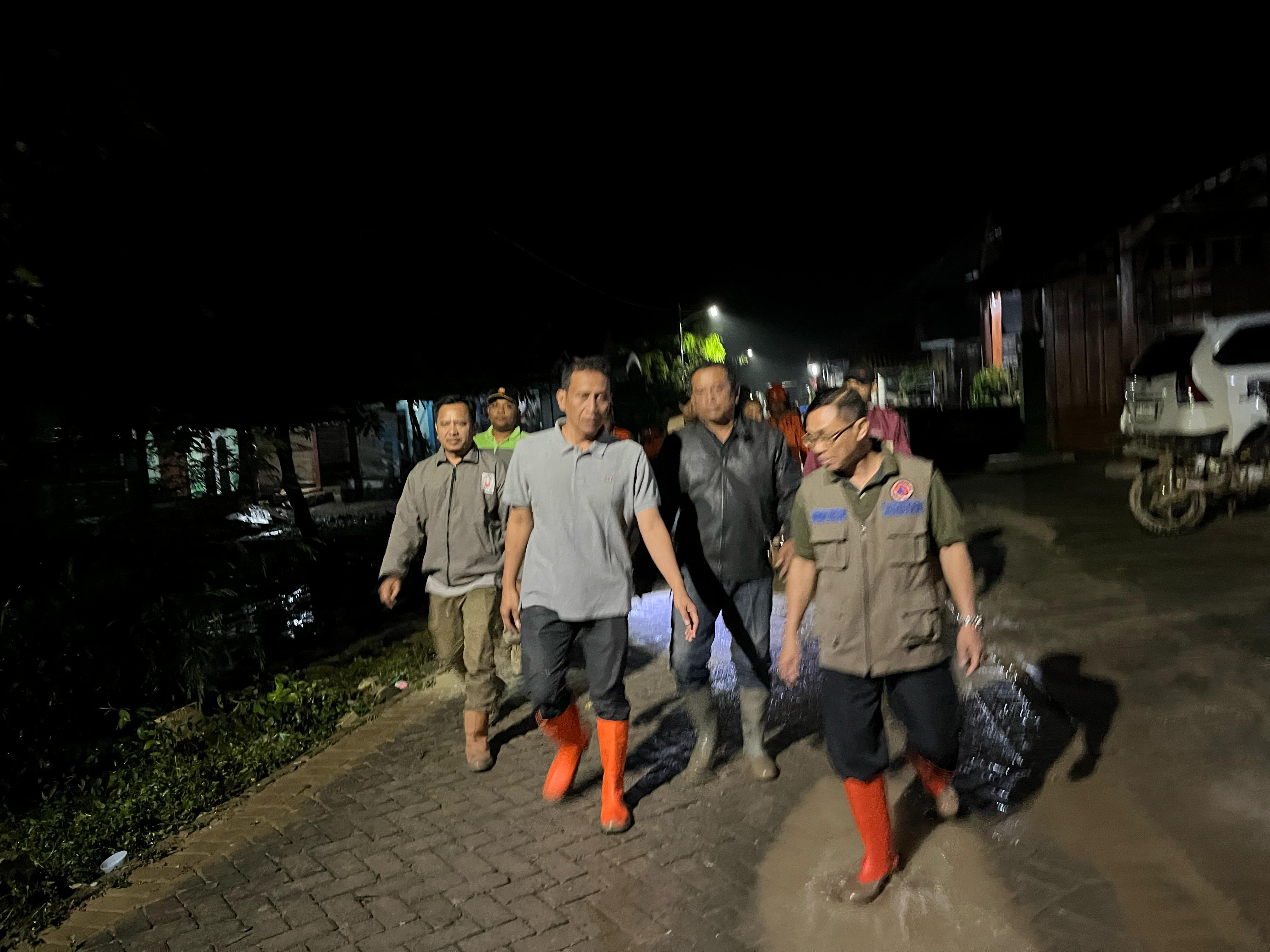 Bupati Setyo Wahono Tinjau Langsung Ke Lokasi Banjir Bandang Gondang