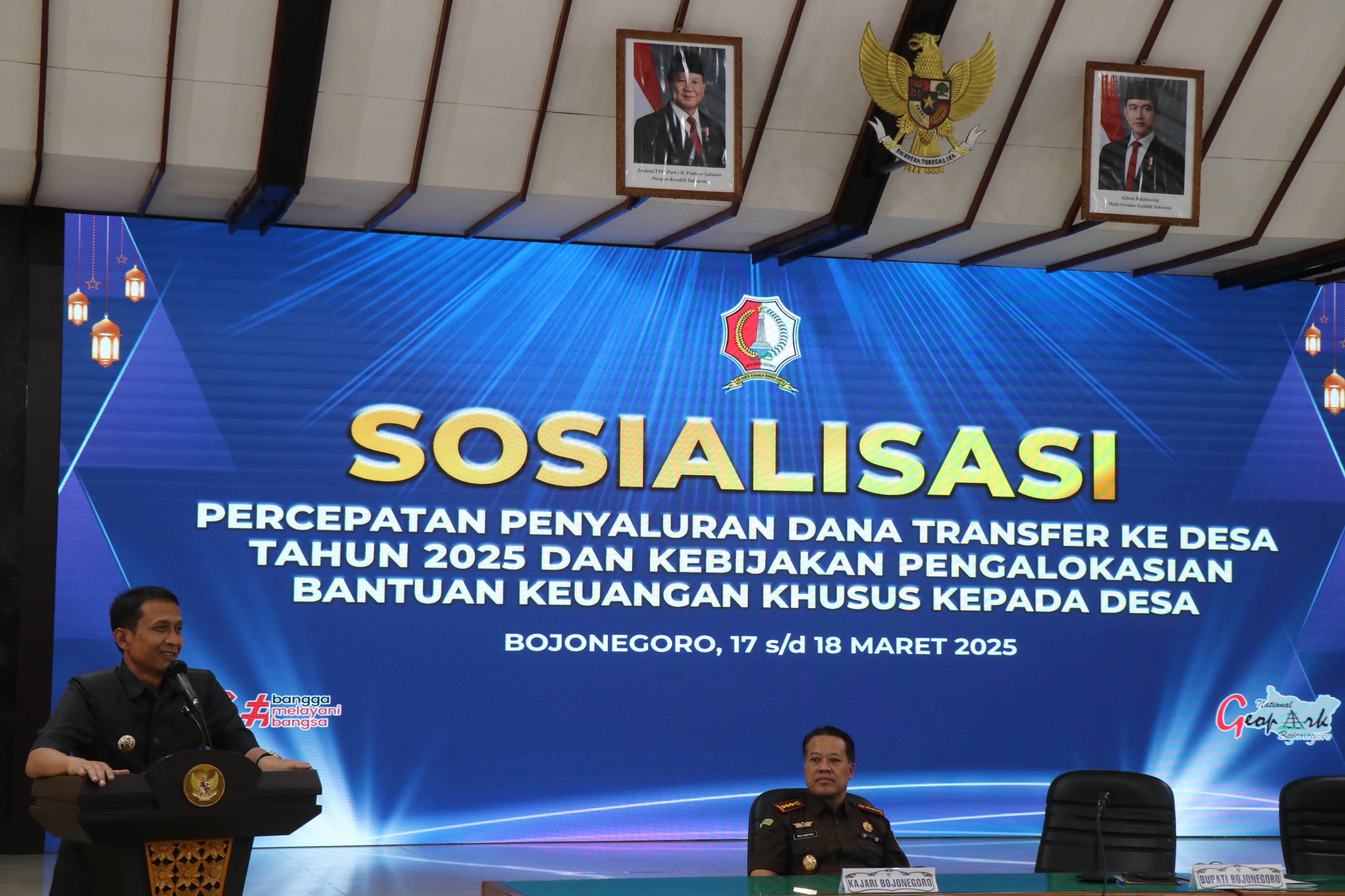 Sosialisasi Percepatan Penyaluran Dana Transfer ke Desa, Bupati Harapkan Komitmen Bersama Untuk Pengentasan Kemiskinan
