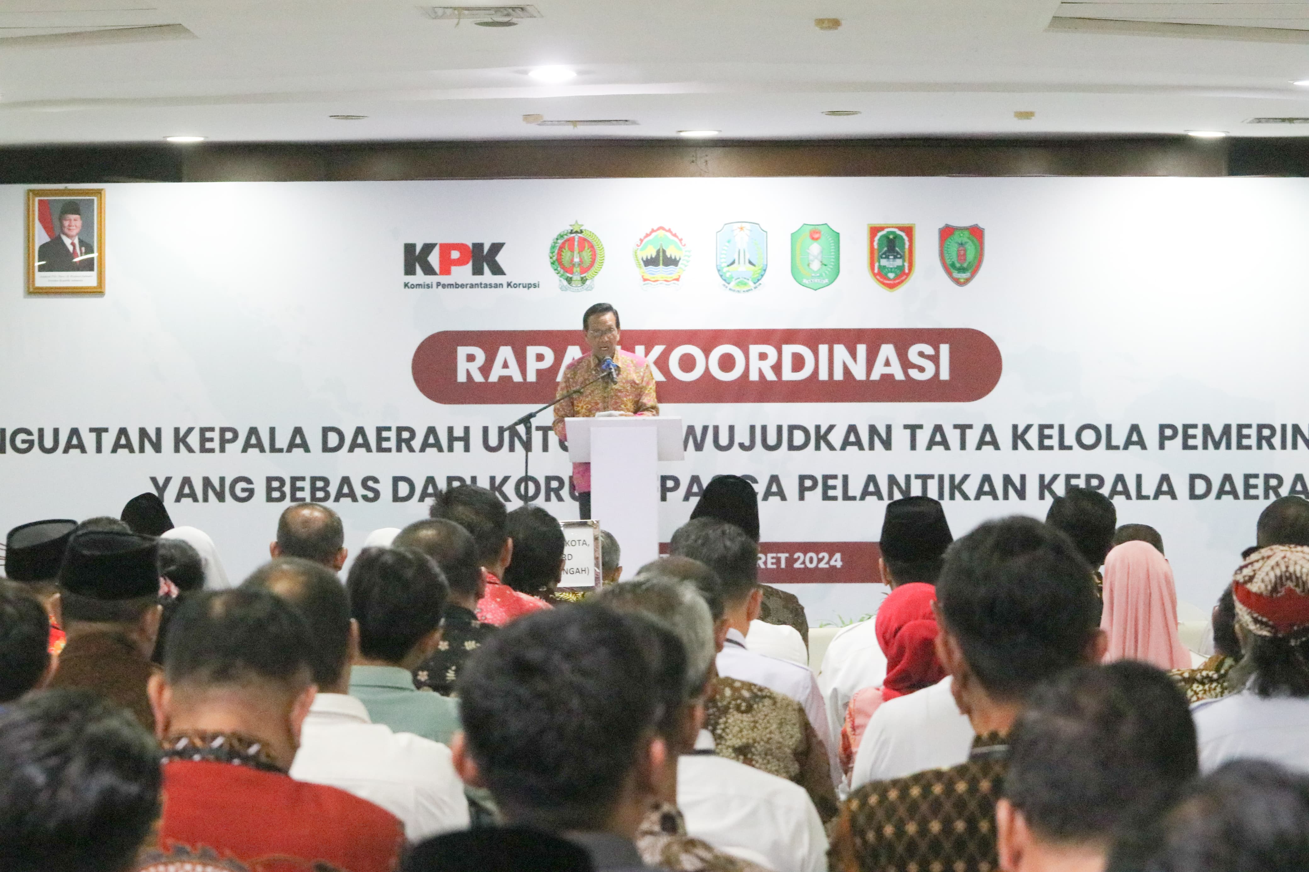 Bupati Setyo Wahono Ikuti Rakor Penguatan Kepala Daerah, Wujudkan Tata Kelola Pemerintahan Bebas Korupsi
