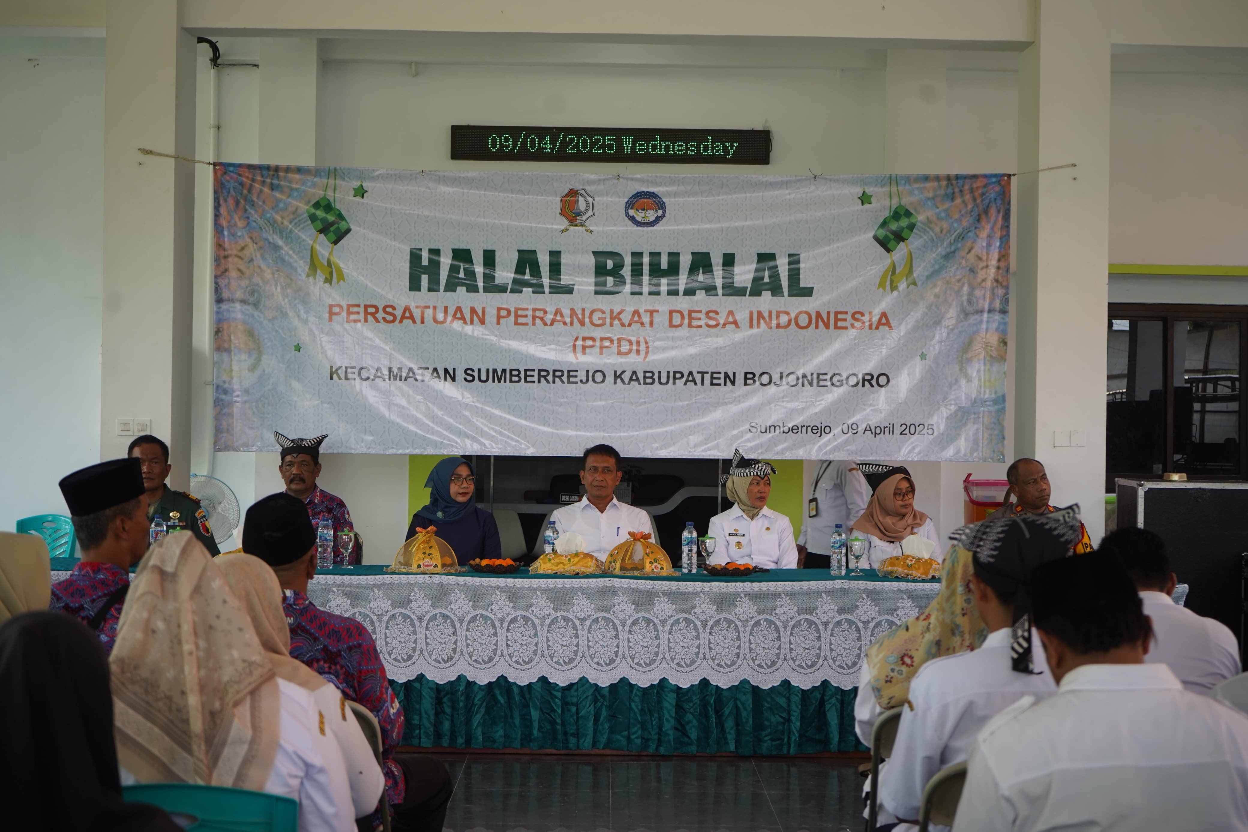 Bupati Dan Wakil Bupati Bojonegoro Halal Bihalal Bersama PPDI Kecamatan Sumberrejo