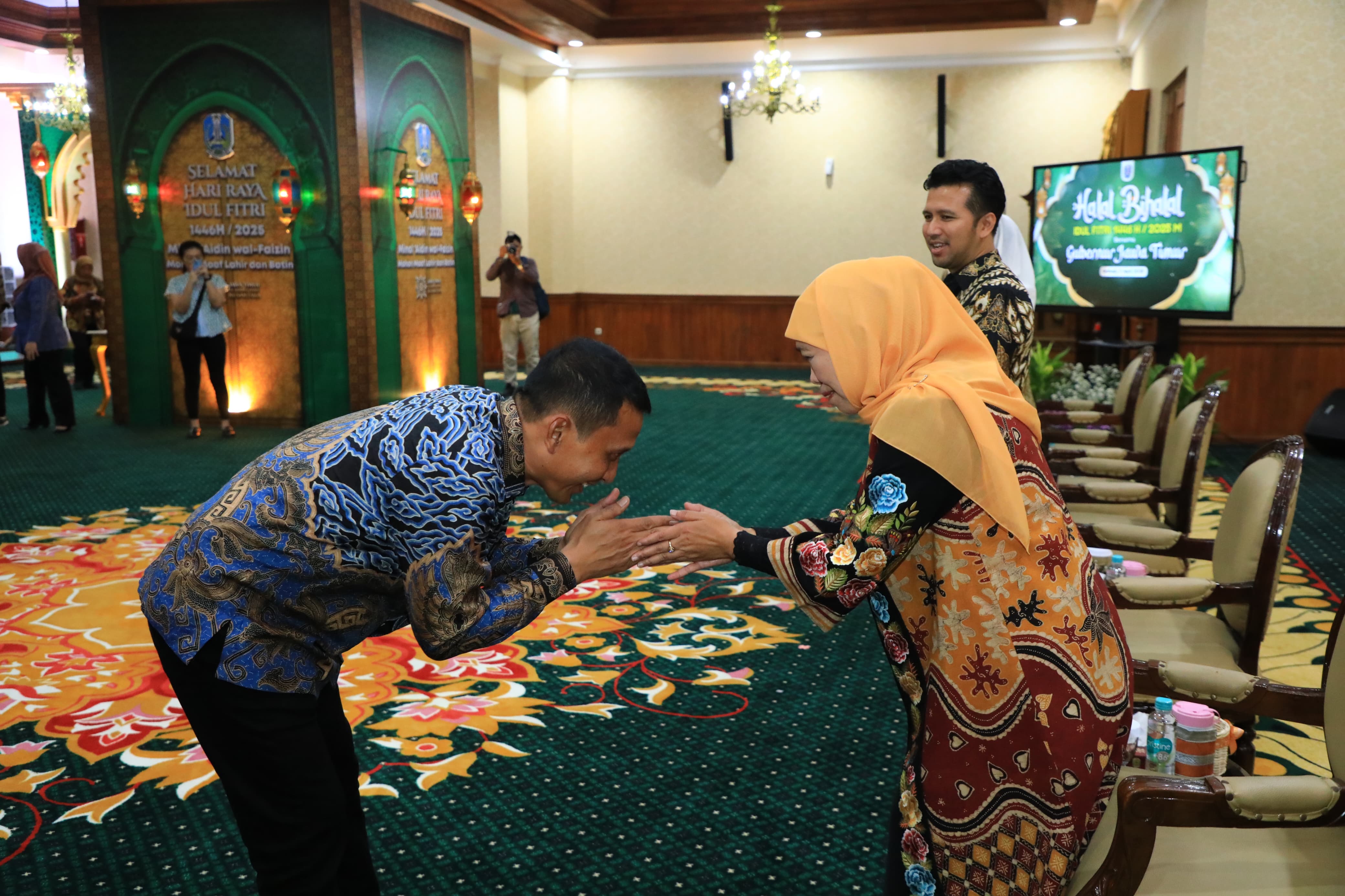 Bupati Dan Wakil Bupati Bojonegoro Berhalal Bihalal Bersama Gubernur Jatim