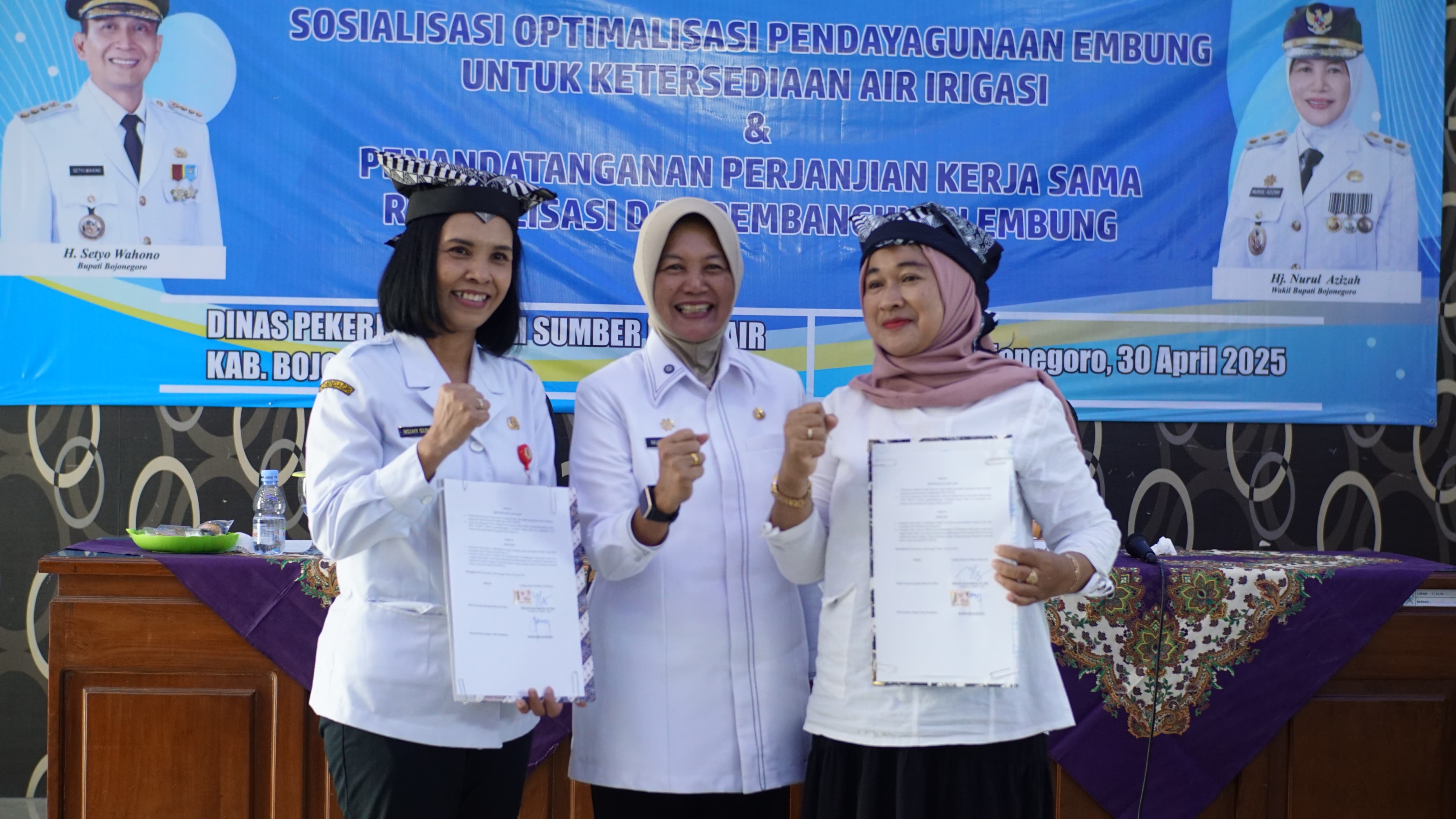 Pemkab Bojonegoro Akan Revitalisasi Dan Bangun Sejumlah Embung Baru, Dukung Ketahanan Pangan Dan Program 100 Hari Kerja