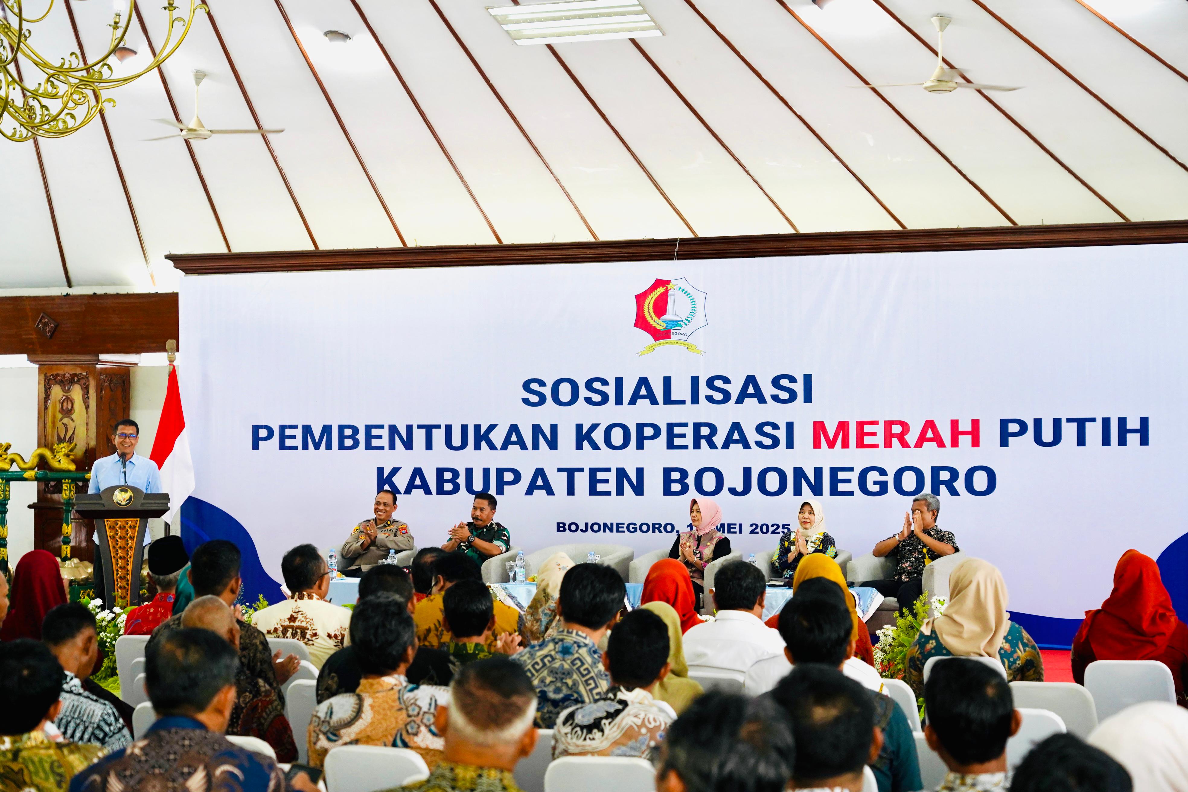 Pemkab Bojonegoro Dorong Pembentukan Koperasi Merah Putih di Seluruh Desa