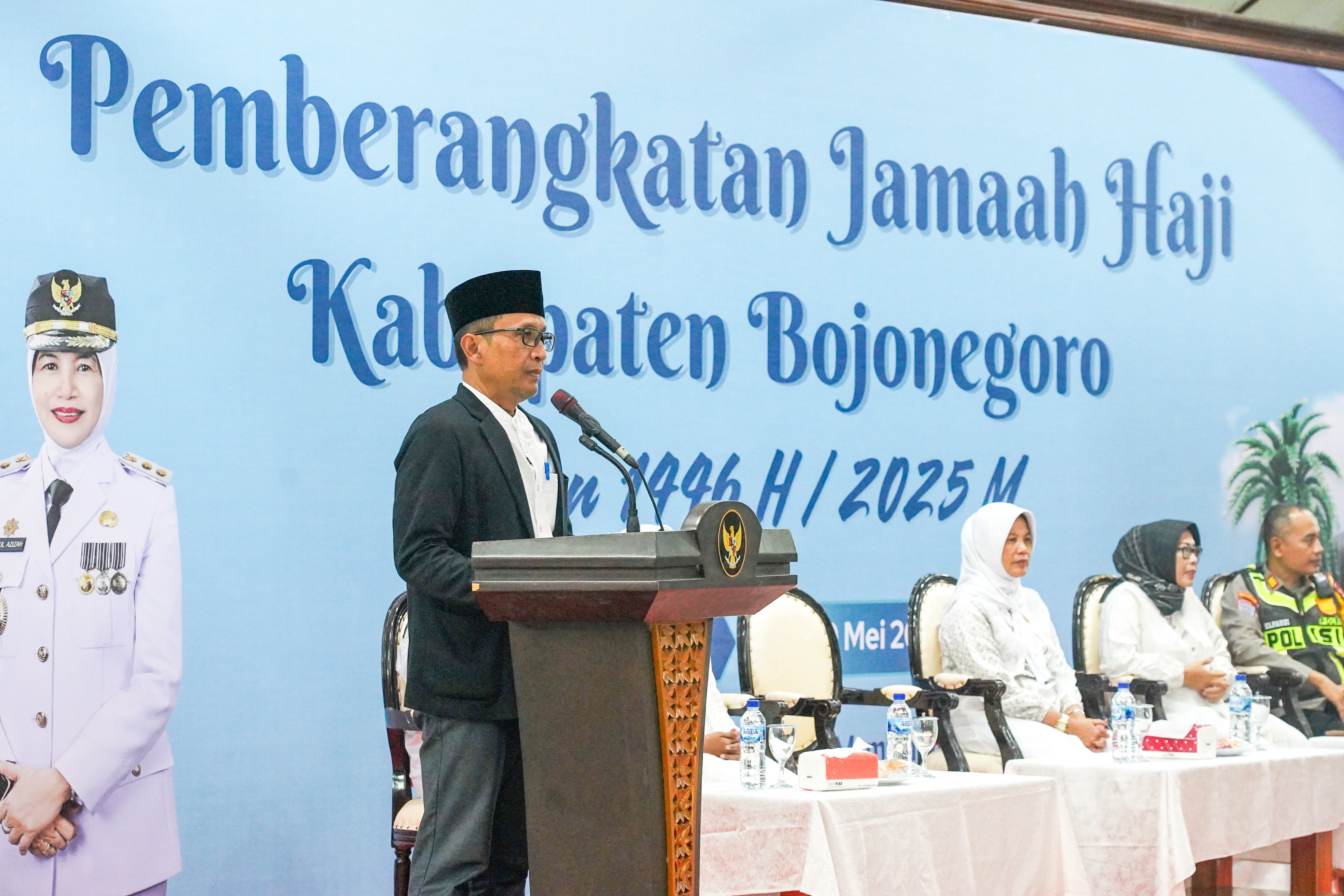 Bupati Bojonegoro Berangkatkan Calon Jama'ah Haji Asal Bojonegoro