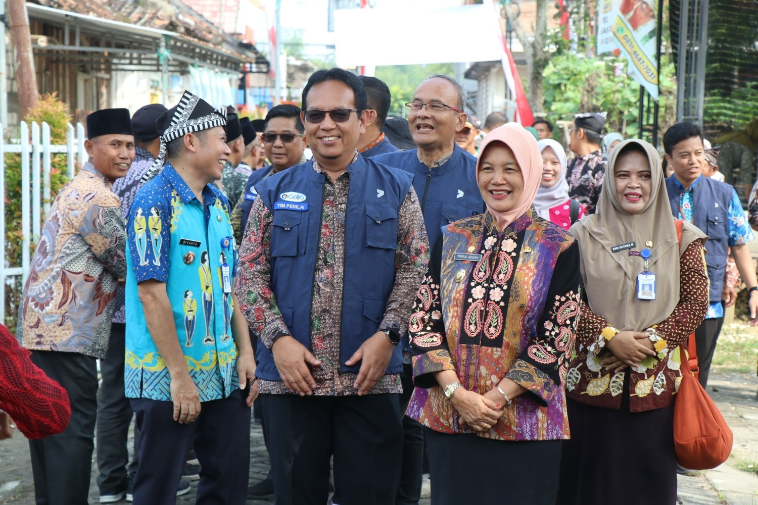 Desa Pilanggede Sambut Meriah Kedatangan Wabup Bojonegoro dan Tim Penilai Gotong Royong Jawa Timur 2025