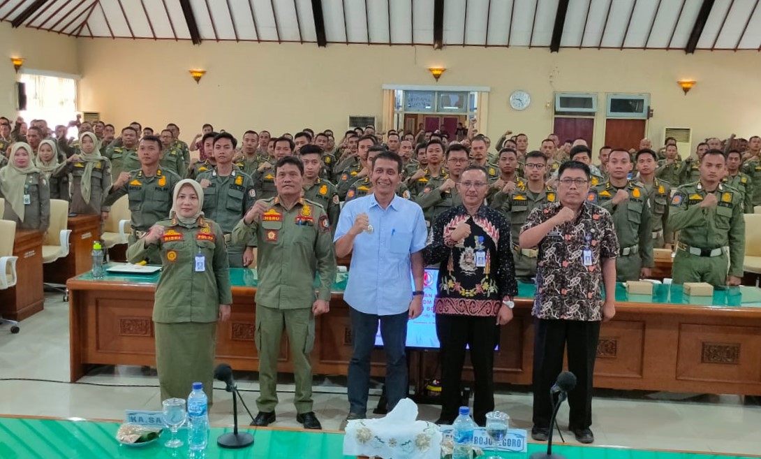 Peningkatan Kapasitas SDM Satpol PP, Bupati Harapkan Mampu Meningkatkan Profesionalitas Kinerja dan Humanis Kepada Masyarakat.