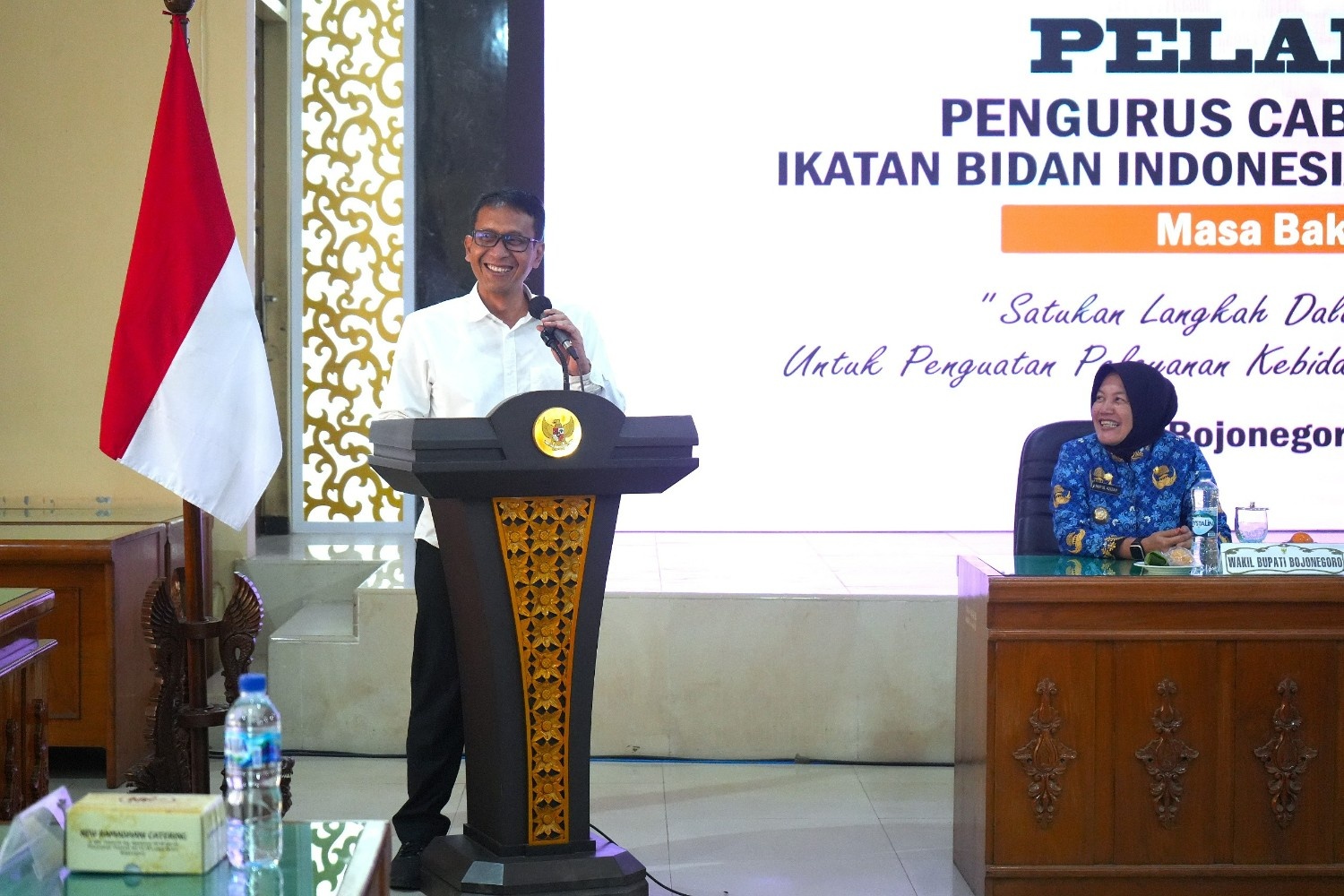 Peran Bidan Sangat Strategis Bangun SDM Berkualitas, Bupati Siap Tindaklanjuti Harapan IBI Bojonegoro Terkait Pengajuan Gelar Akademik