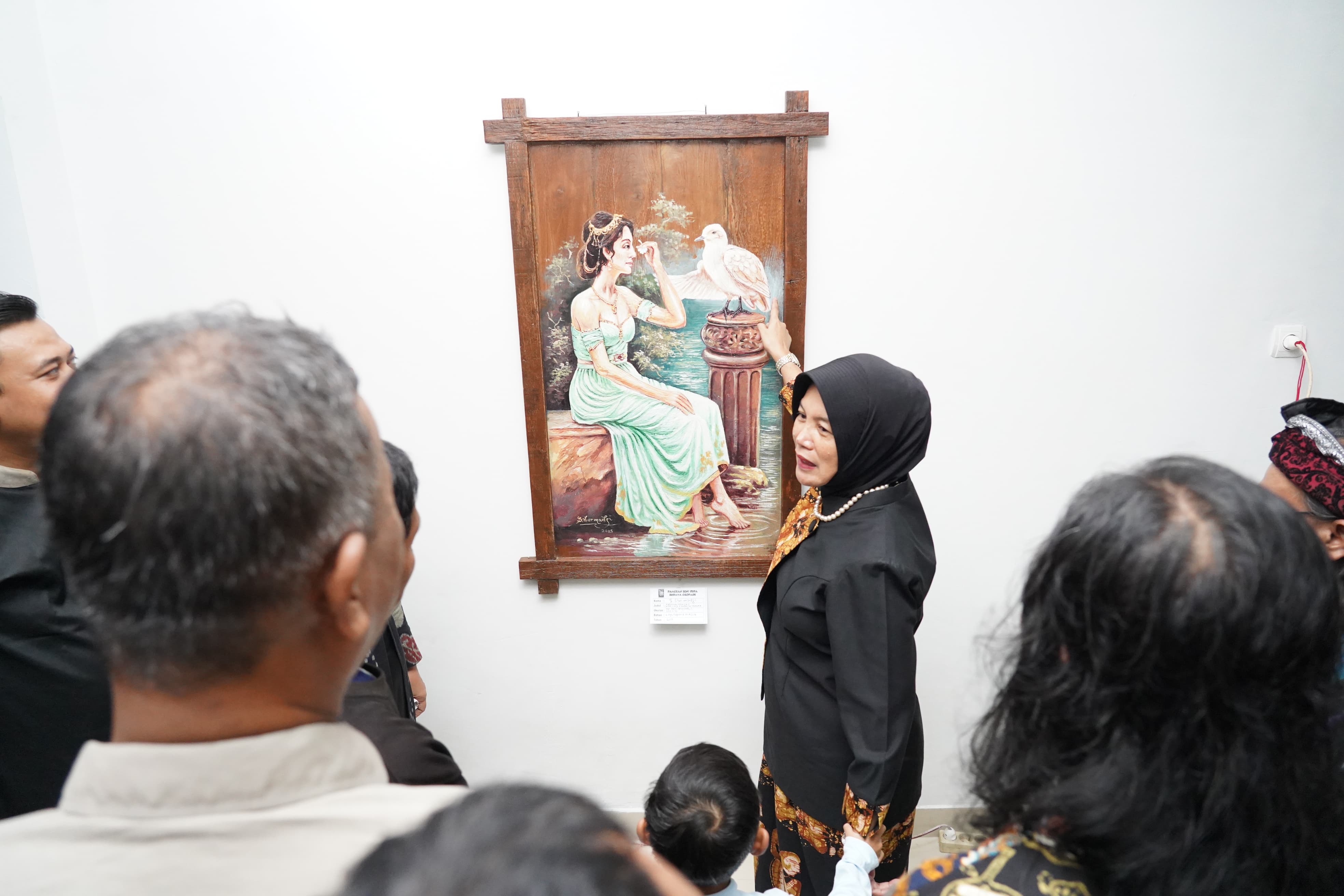 Perkuat Identitas Bojonegoro Menuju UNESCO Global Geopark, Wakil Bupati Resmi Buka Pameran Seni Rupa Budaya Geopark