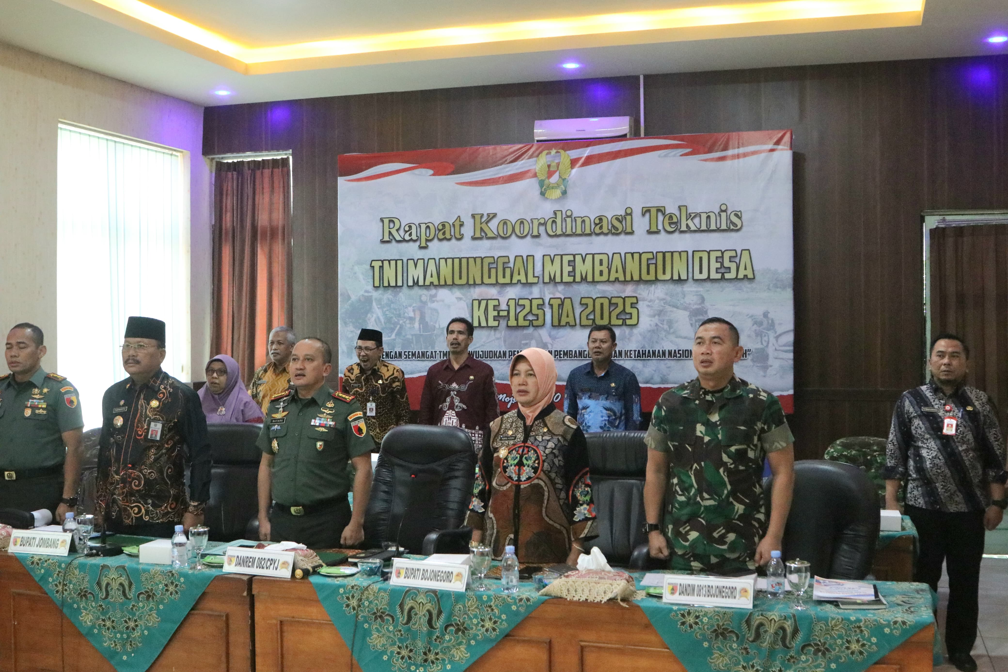 Rakornis TMMD ke-125 Tahun 2025: Untuk Membangun Desa