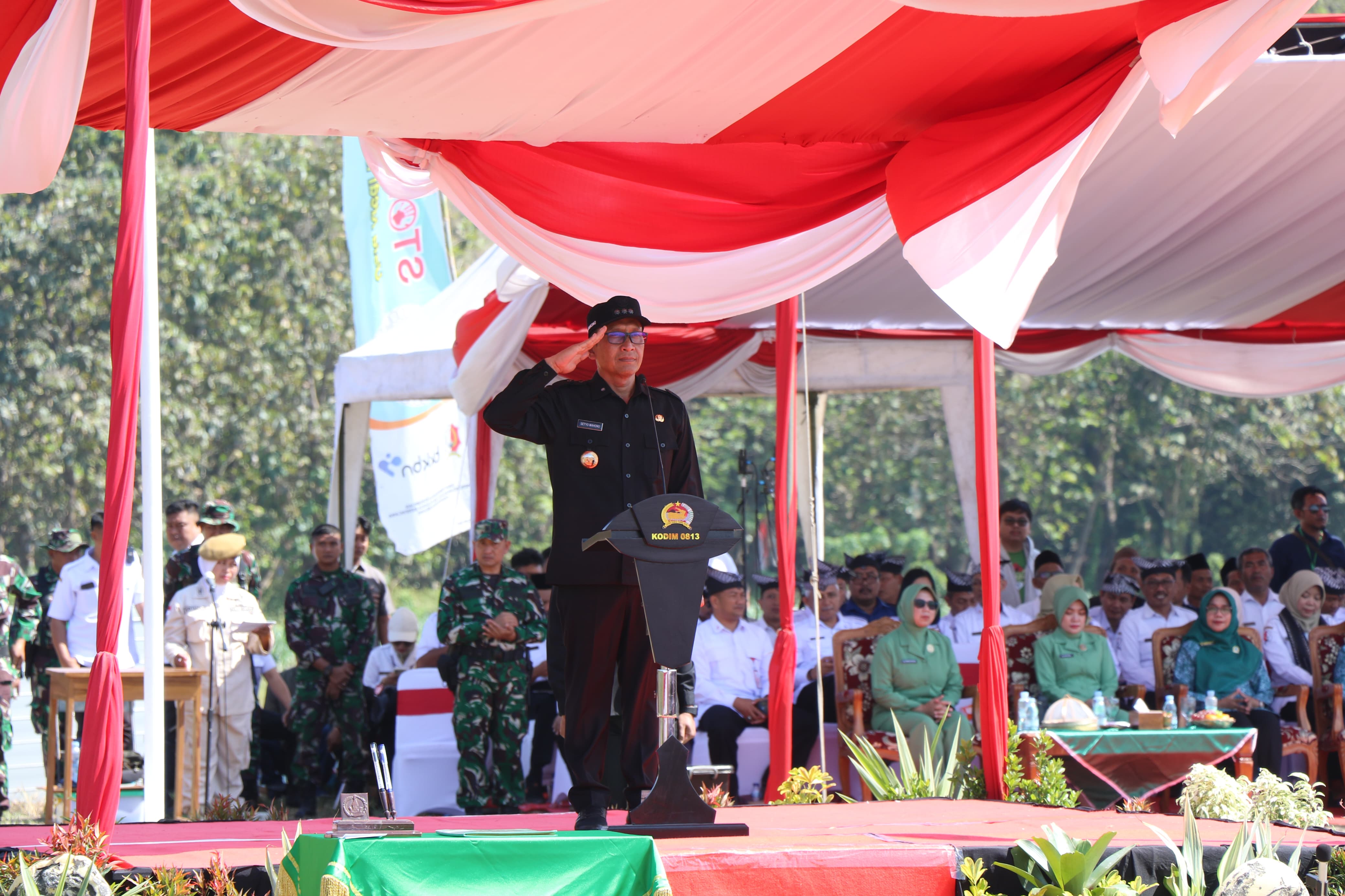 TMMD ke-125 Resmi Dibuka, Wujud Sinergi TNI dan Pemerintah Kabupaten Bojonegoro untuk Pemerataan Pembangunan di Pedesaan