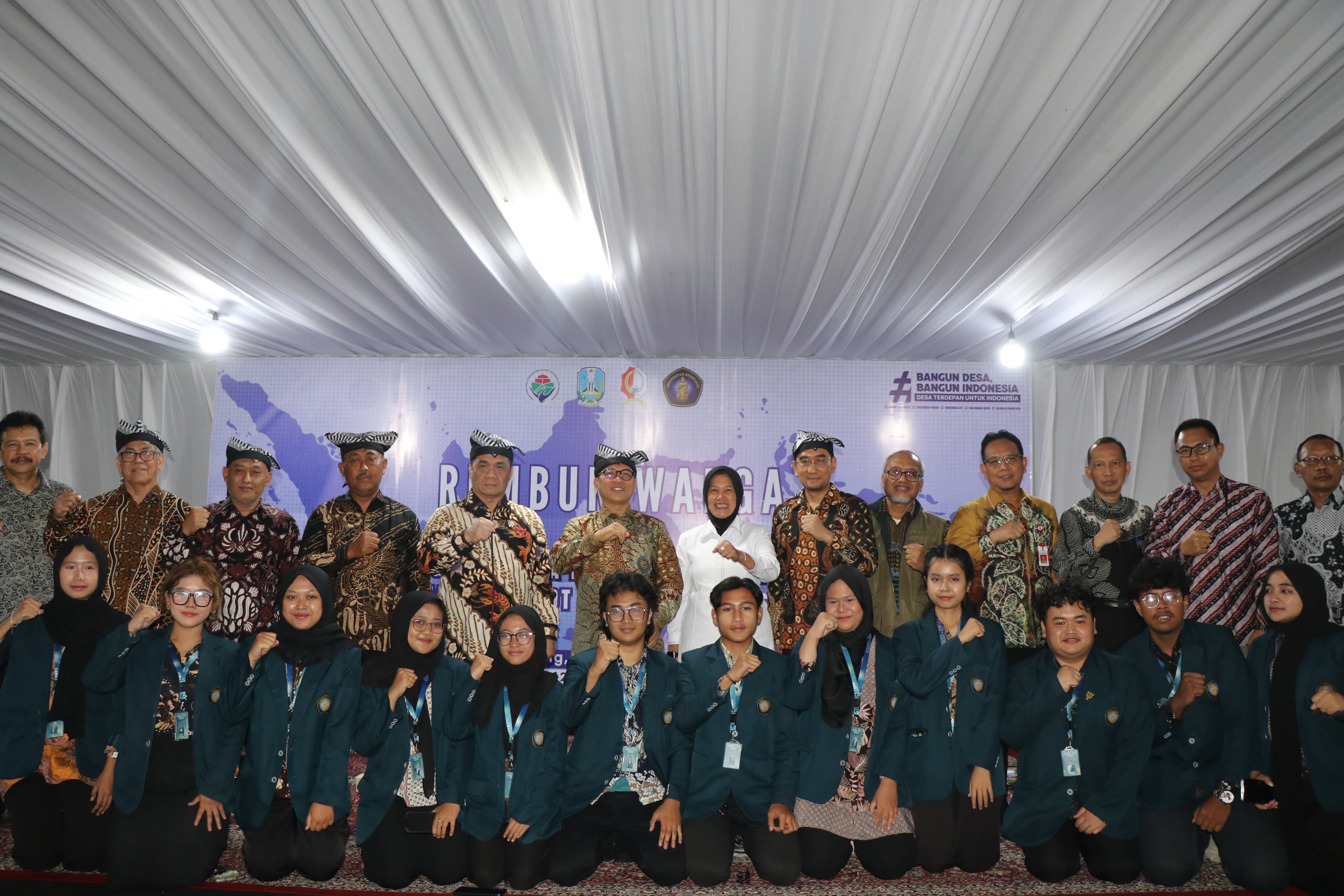 Rembuk Warga dan Penandatanganan MoU Kementerian Desa PDT - Universitas Brawijaya di Bojonegoro: Perkuat Sinergi Bangun Desa Mandiri