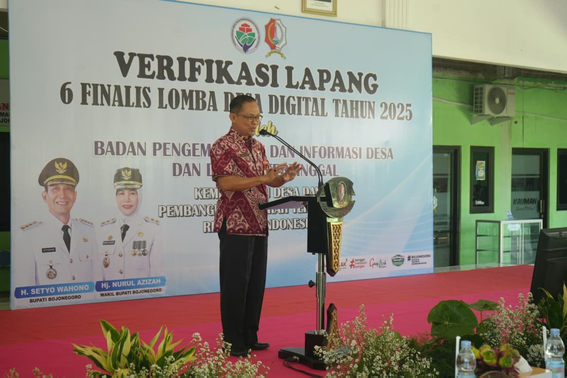 Desa Kauman Wakili Bojonegoro dalam Lomba Desa Digital Nasional dengan Inovasi Aplikasi “Si Baku”