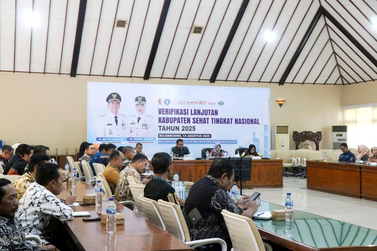 Bojonegoro Ikuti Verifikasi Lanjutan Kabupaten Sehat Tingkat Nasional 2025