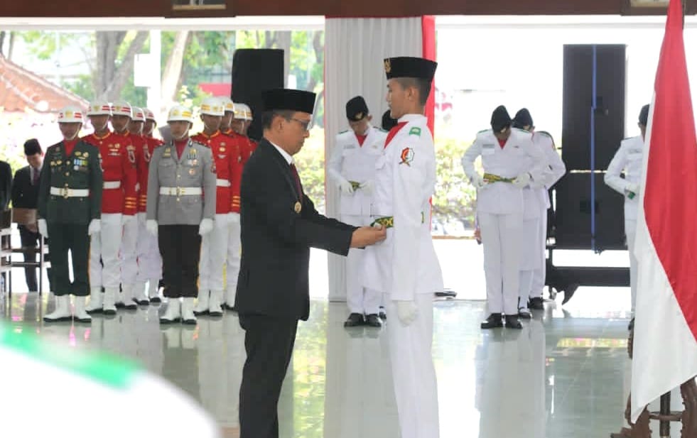 72 Paskibraka Resmi Dikukuhkan untuk HUT RI KE-80