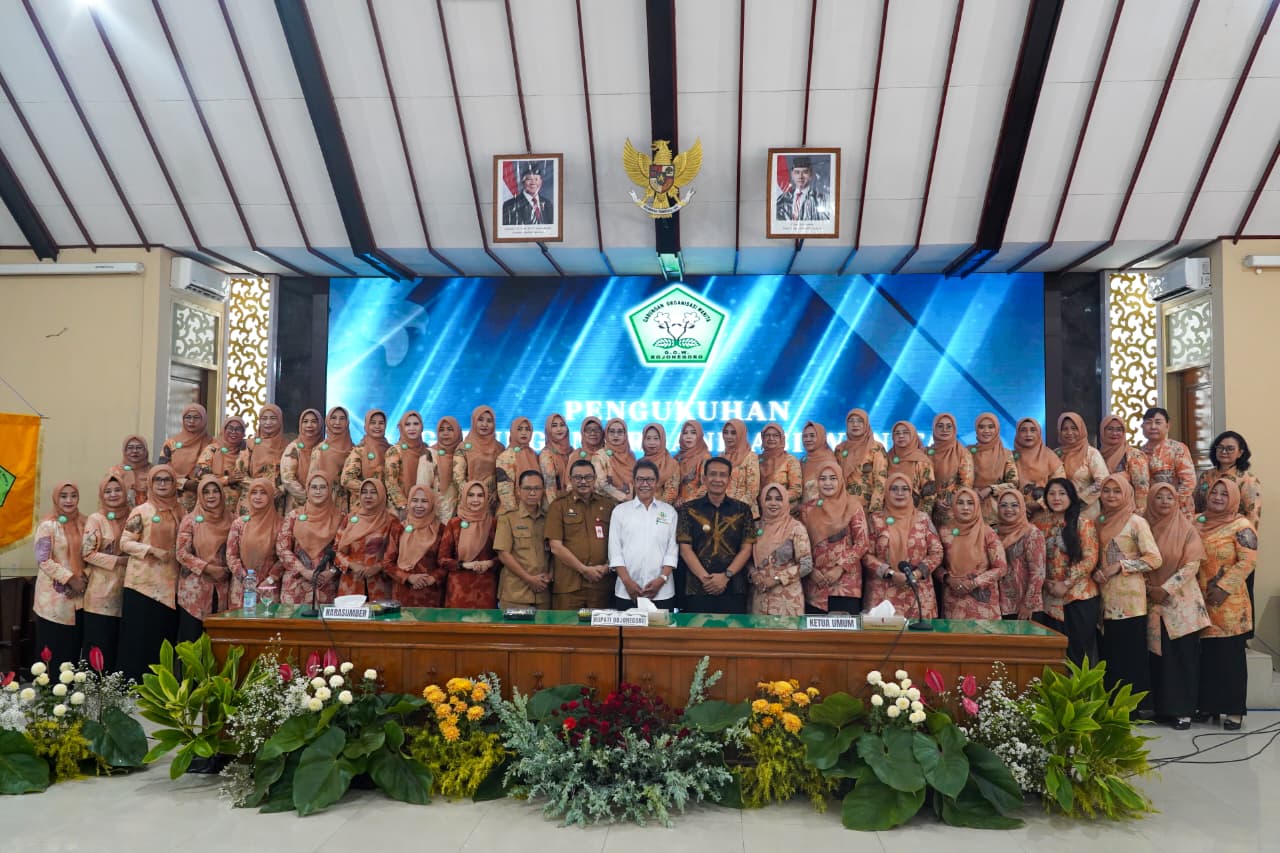 Bupati Kukuhkan GOW, Harapkan Turut Sinergikan Langkah Sukseskan Program Pemerintah Daerah