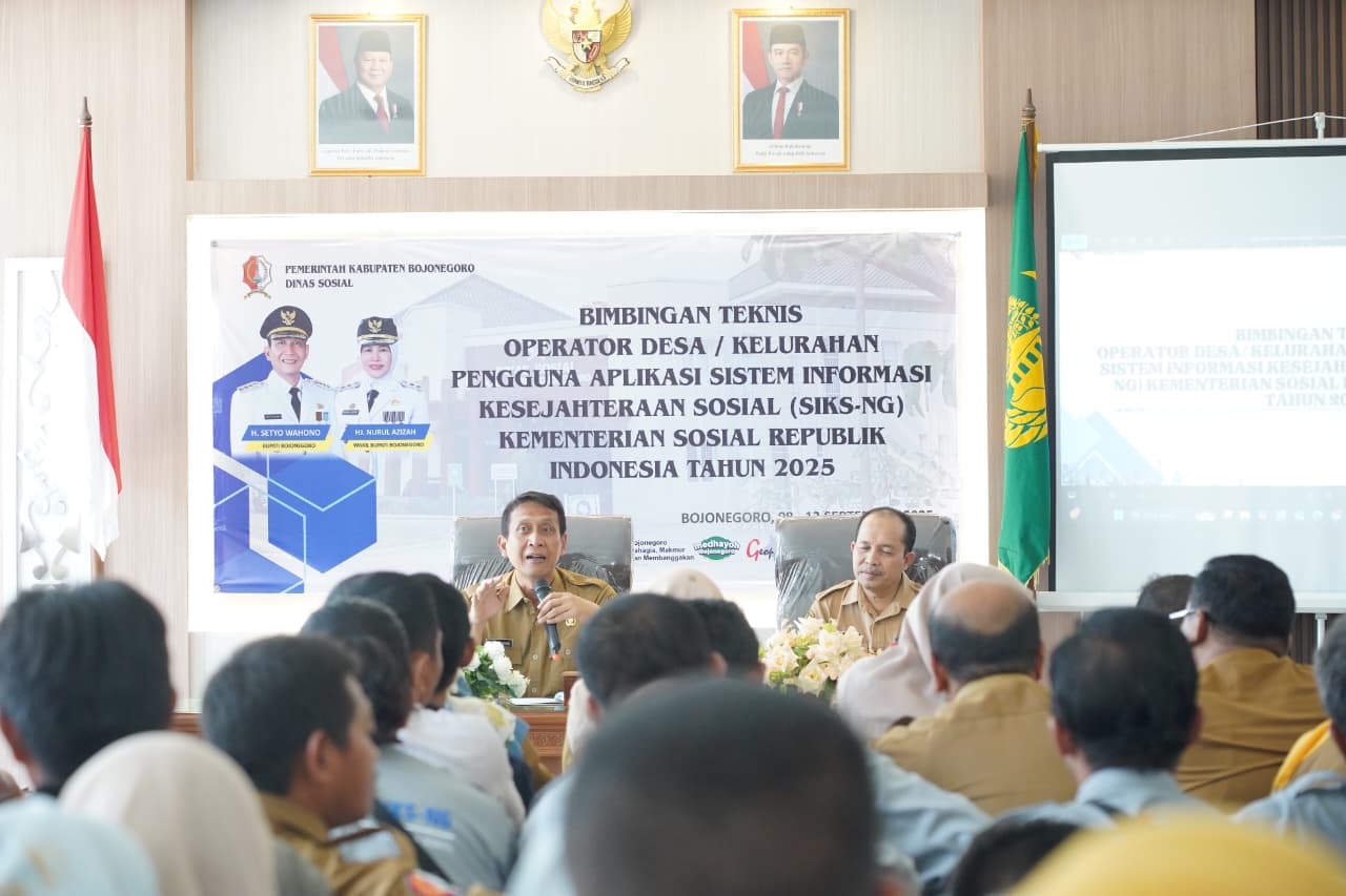 Bimtek Operator SIKS-NG, Bupati Tekankan Data Kevalidan di Lapangan