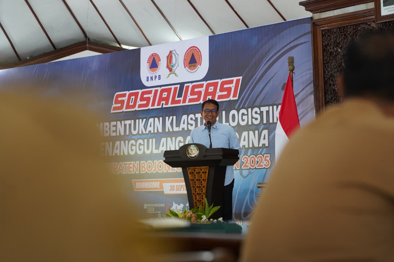 Gelar Sosialisasi Pembentukan Klaster Logistik Penanggulangan Bencana, Bojonegoro Siap Jadi yang Pertama di Jawa Timur