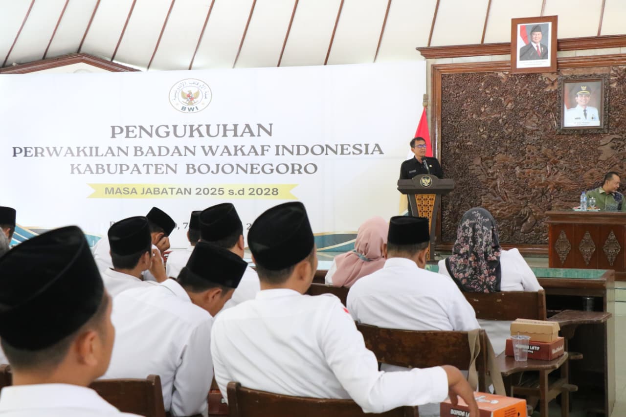 Pelantikan BWI Bojonegoro, Bupati: Siap Bersinergi Untuk Kesejahteraan Masyarakat