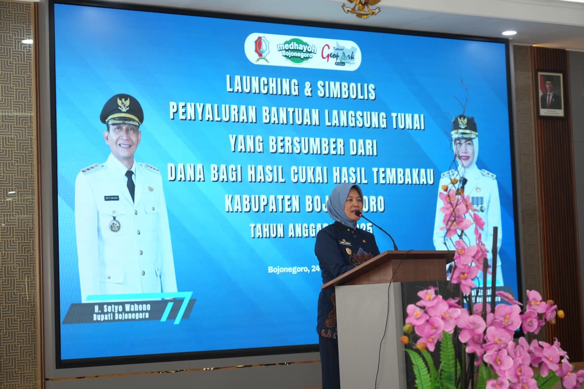 Wakil Bupati Bojonegoro Luncurkan Penyaluran BLT DBHCHT 2025, Bantuan Kesejahteraan untuk 18.695 Pekerja Sektor Tembakau