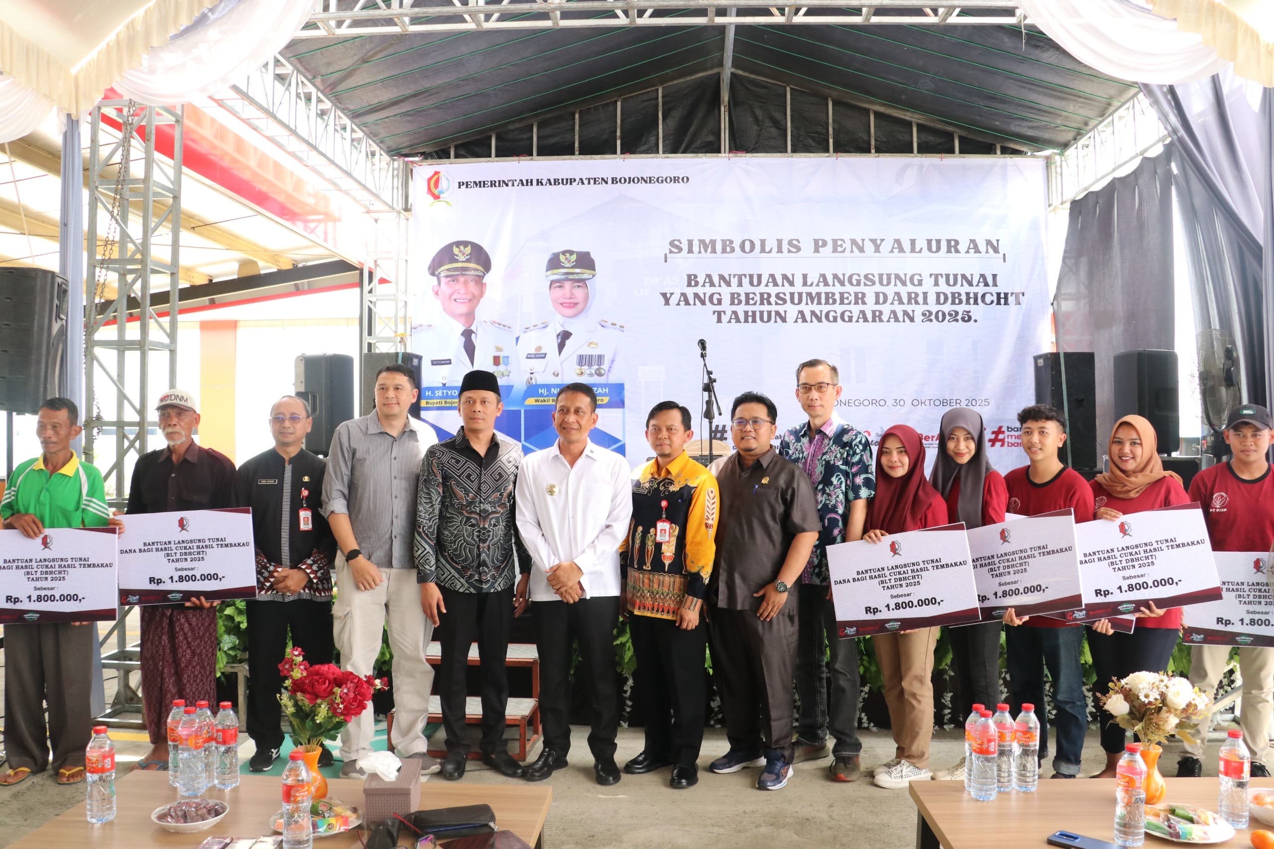 Sejumlah Rp33,6 Miliar BLT DBHCHT Siap Disalurkan, Bupati Bojonegoro Harapkan Kesejahteraan Pekerja dan Petani Tembakau