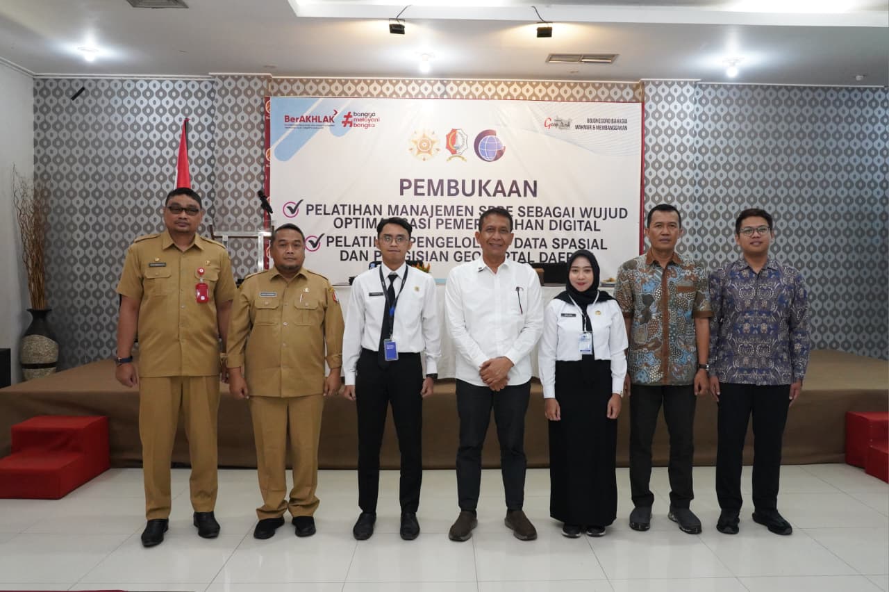 Pemkab Bojonegoro Gelar Pelatihan Pengelolaan Data Spasial dan Manajemen SPBE : Wujudkan Pemerintahan Digital Berbasis Data