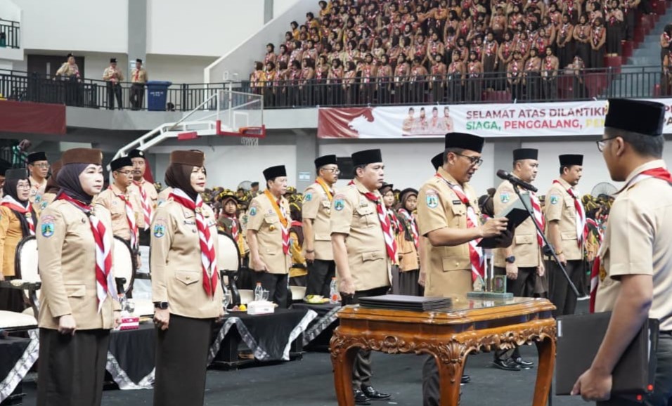 Pelantikan Mabincab dan Kwarcab 2025–2030, Bupati Bojonegoro Tekankan Penguatan Karakter Pemuda