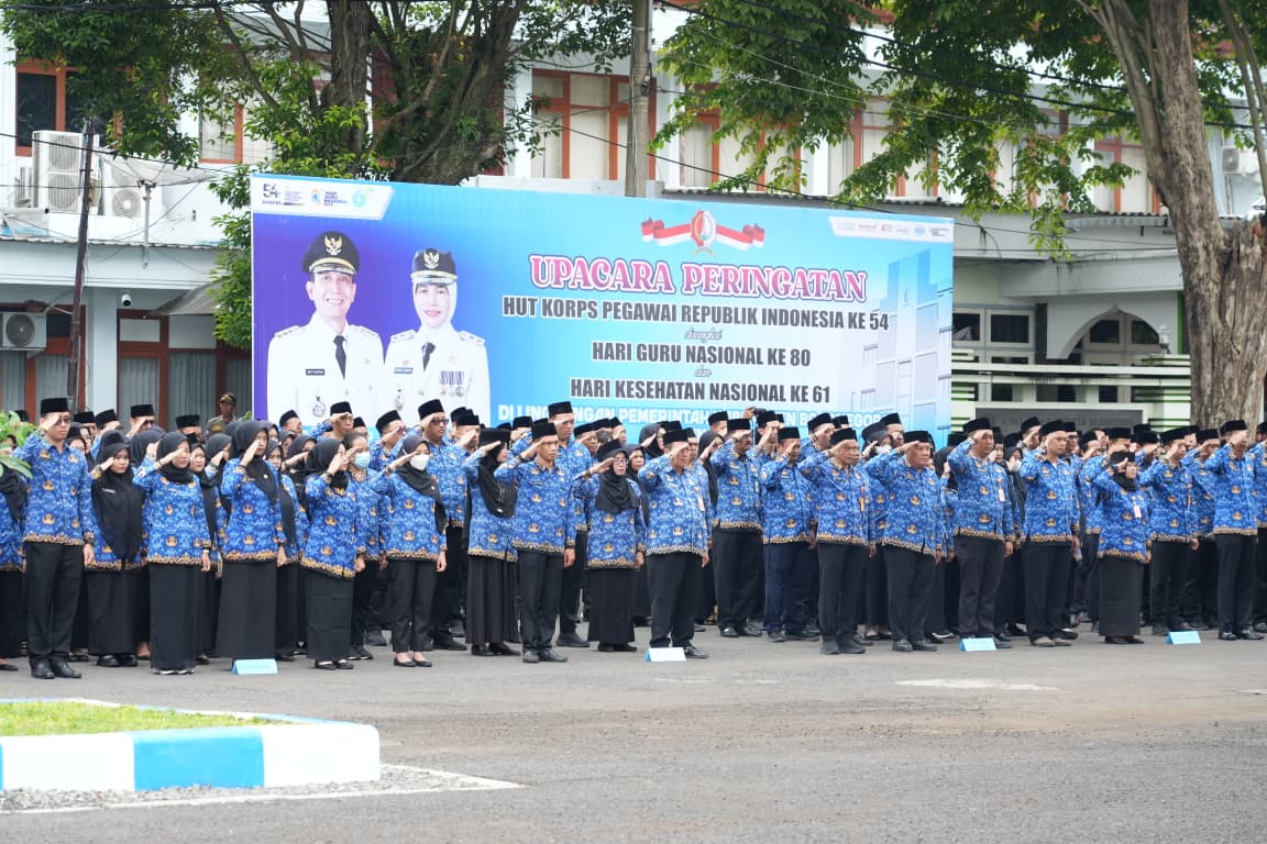 Pemerintah Kabupaten Bojonegoro Gelar Upacara Tiga Momentum Besar