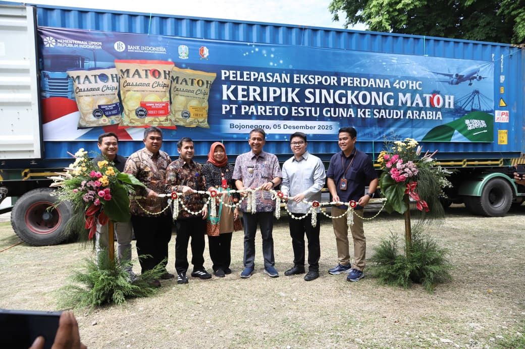 PT. Pareto Estu Guna Ekspor Perdana Keripik Singkong “MATOH” ke Arab Saudi: UMKM Bojonegoro Menembus Pasar Global