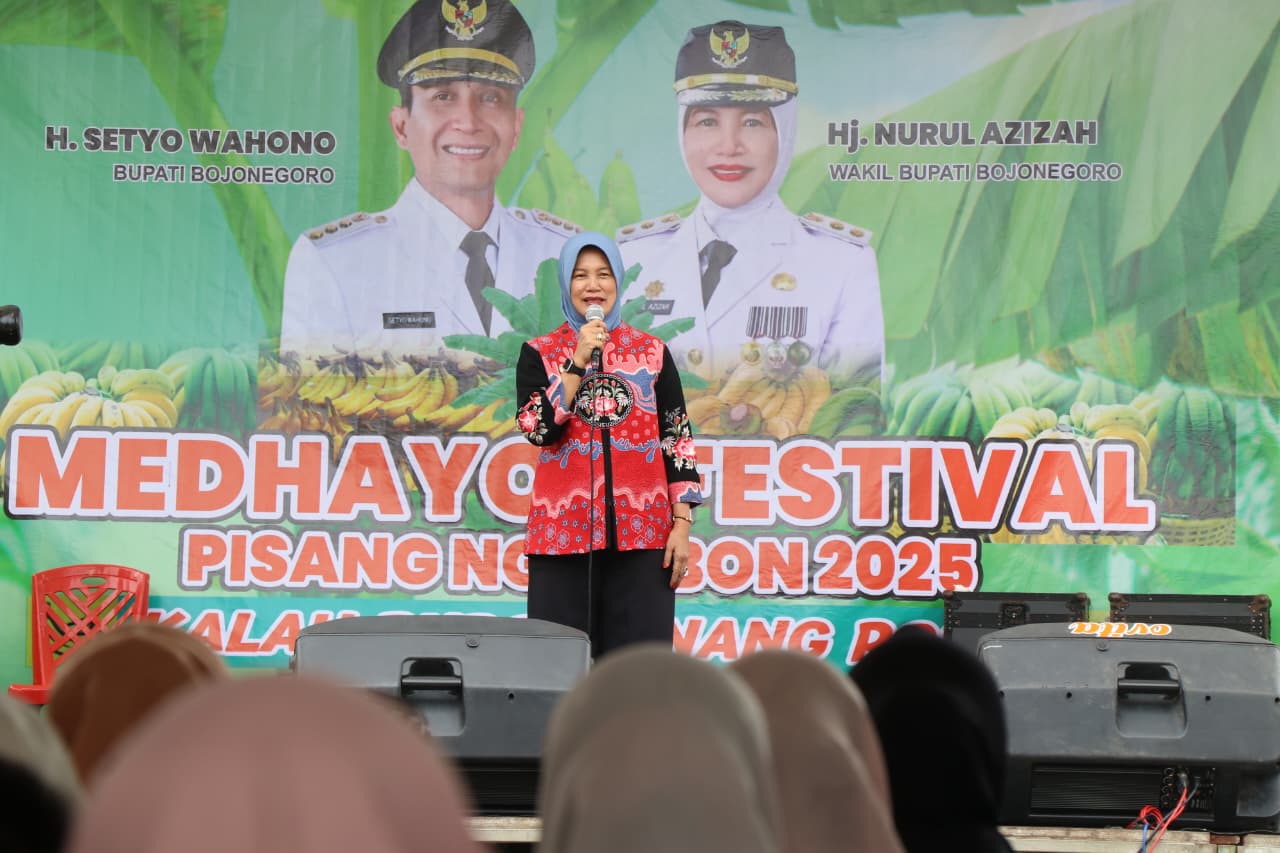 Wakil Bupati Bojonegoro Buka Resmi Medhayoh Festival Pisang Ngambon, Mendorong Potensi Lokal Jadi Agenda Tahunan