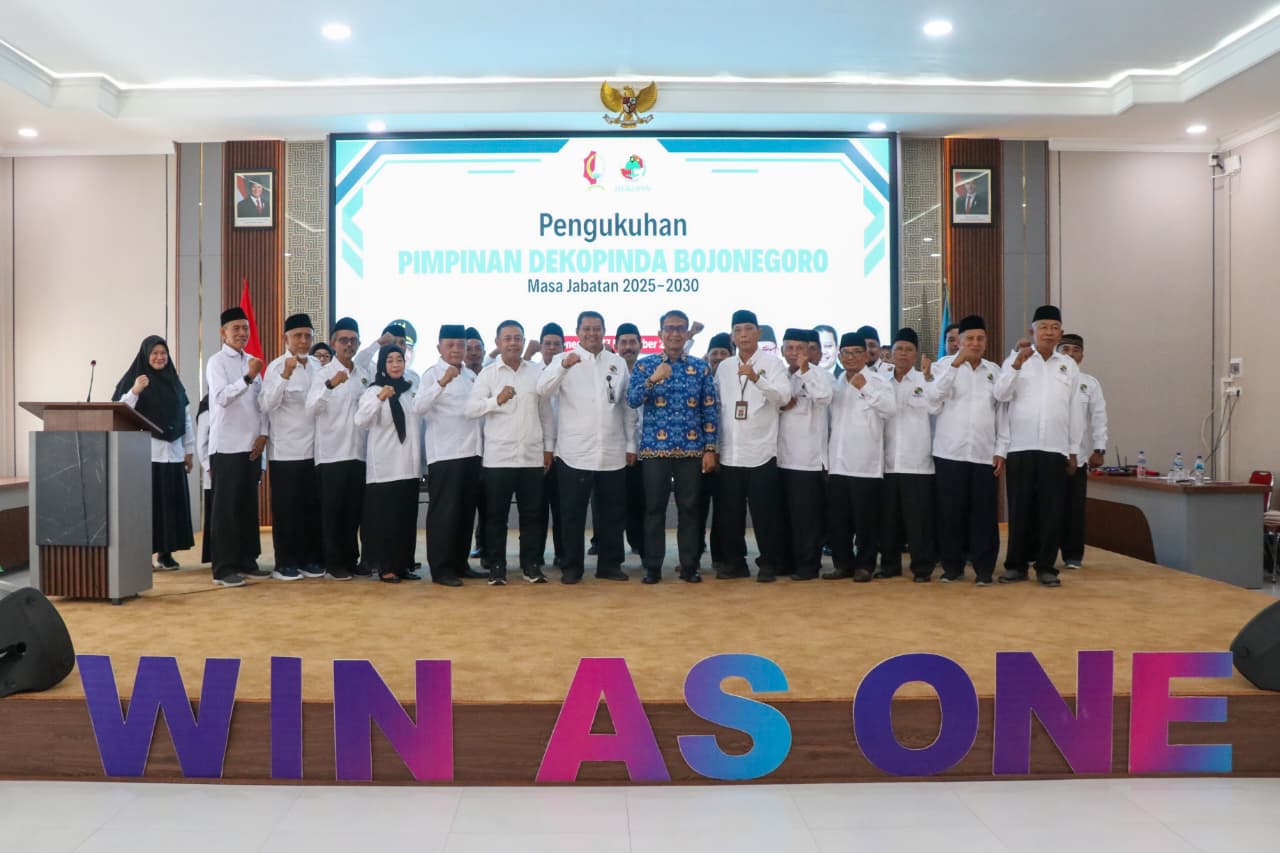 Pengurus Dekopinda Bojonegoro Masa Jabatan 2025–2030 Resmi Dikukuhkan
