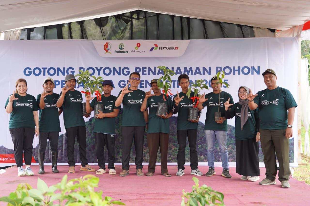 Pertamina Green Action 2025: Gotong Royong Penanaman 4.200 Pohon di Kawasan Hutan Gondang