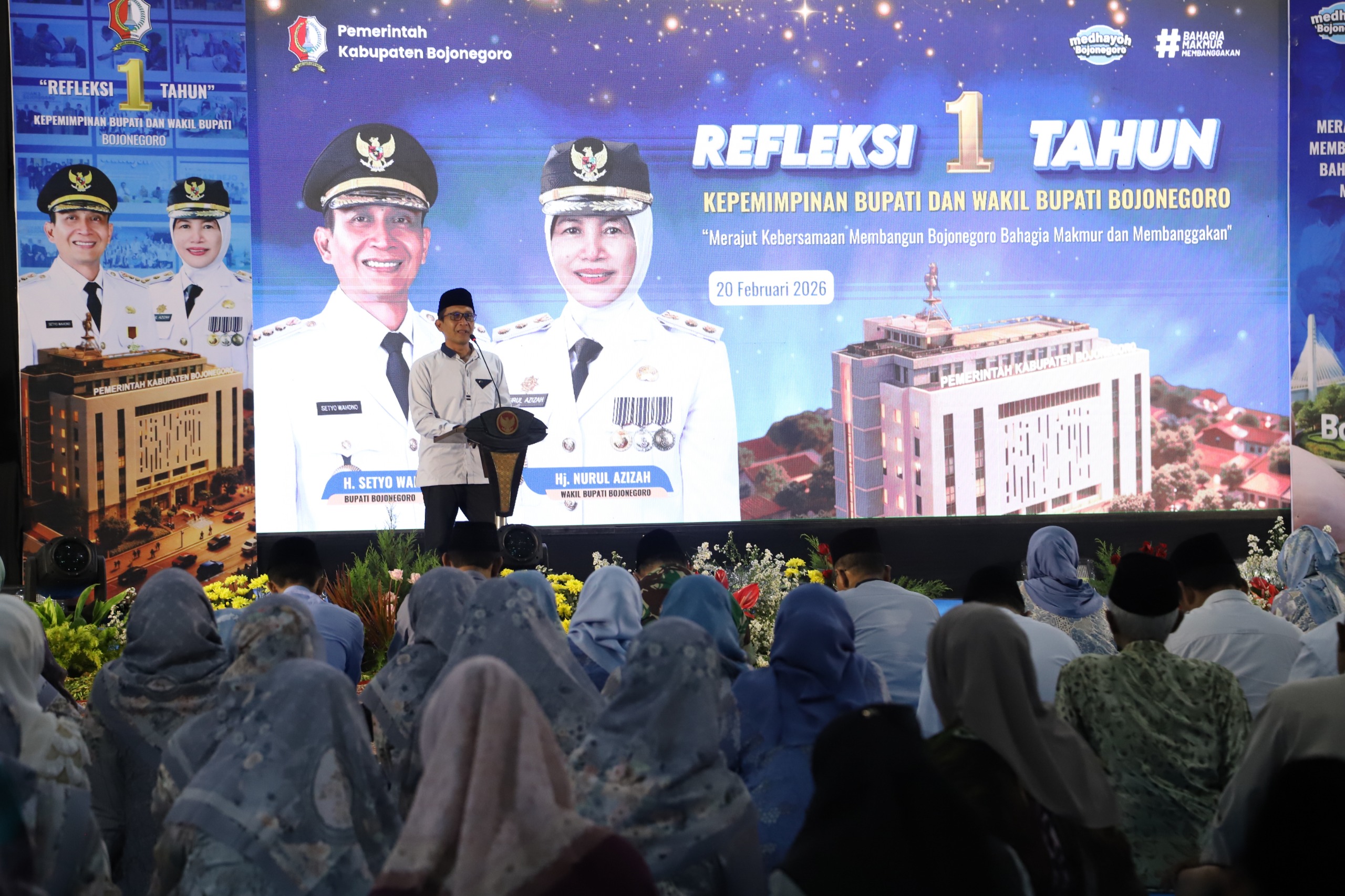 Refleksi Satu Tahun Kepemimpinan: Bupati dan Wabup Bojonegoro Tekankan Sinergitas dan Perubahan Mindset Pelayanan