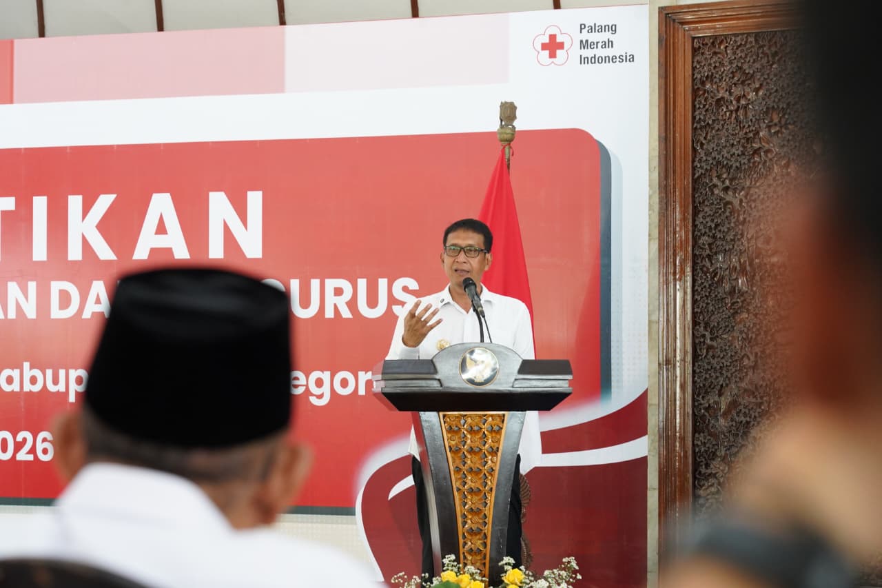 Pelantikan Dewan Kehormatan PMI, Bupati Tekankan Sinergi Kemanusiaan dan Tanggap  Bencana