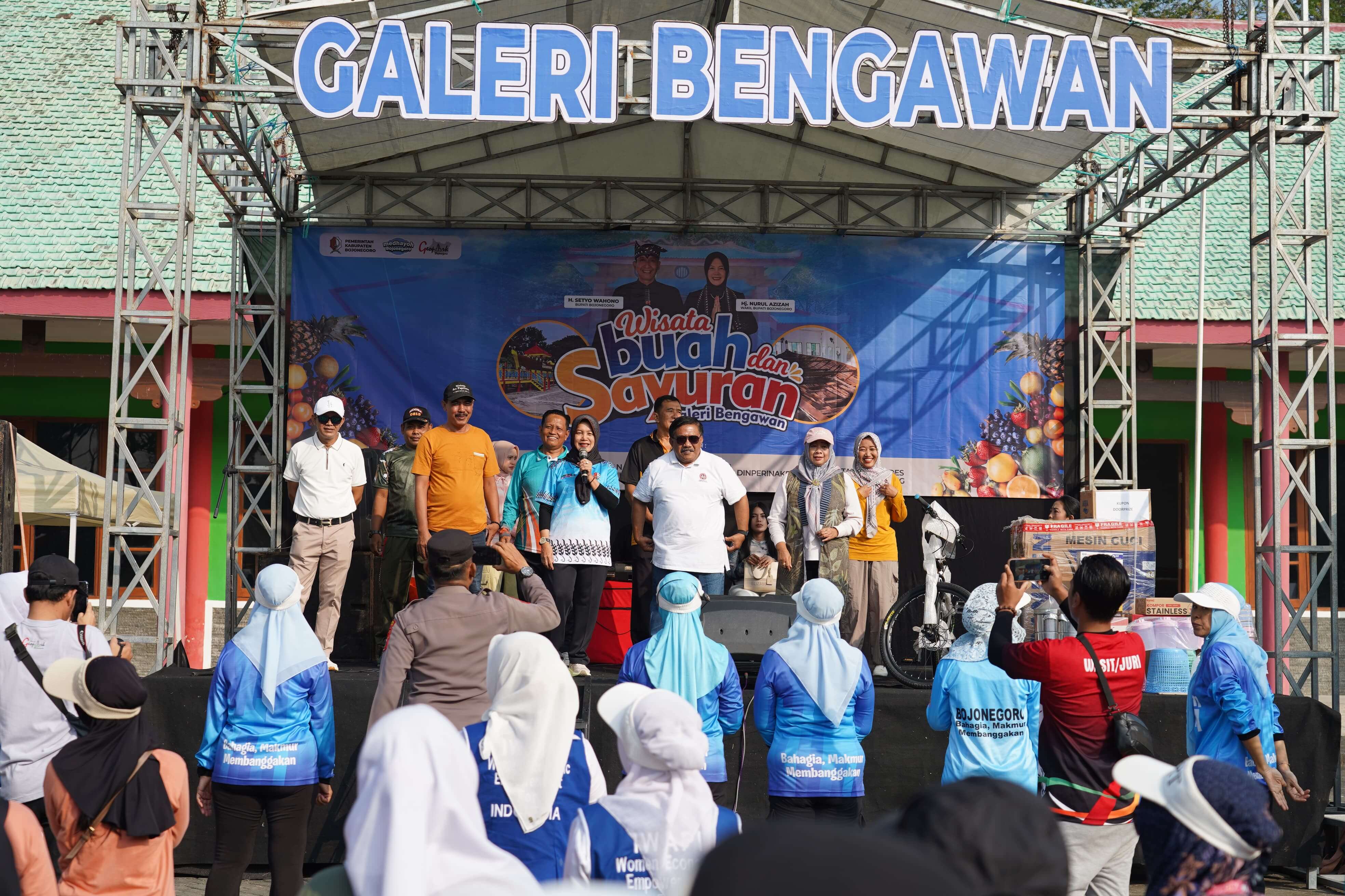 Buka Festival Buah dan Sayur di Galeri Bengawan, Wakil Bupati Bojonegoro Dorong Potensi Wisata dan Kemandirian Ekonomi