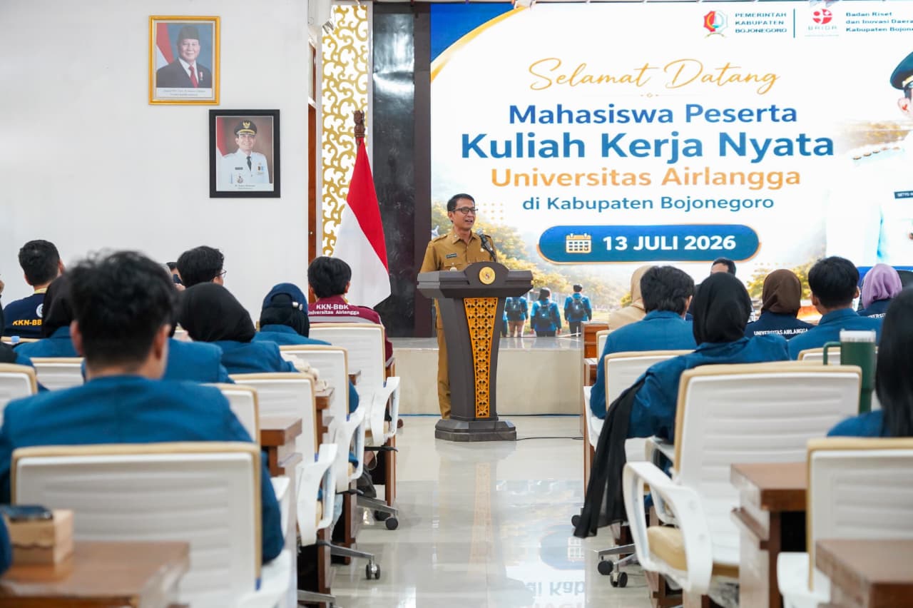Terima Mahasiswa KKN Unair, Bupati Bojonegoro Ajak Wujudkan Pengabdian yang Berdampak bagi Masyarakat
