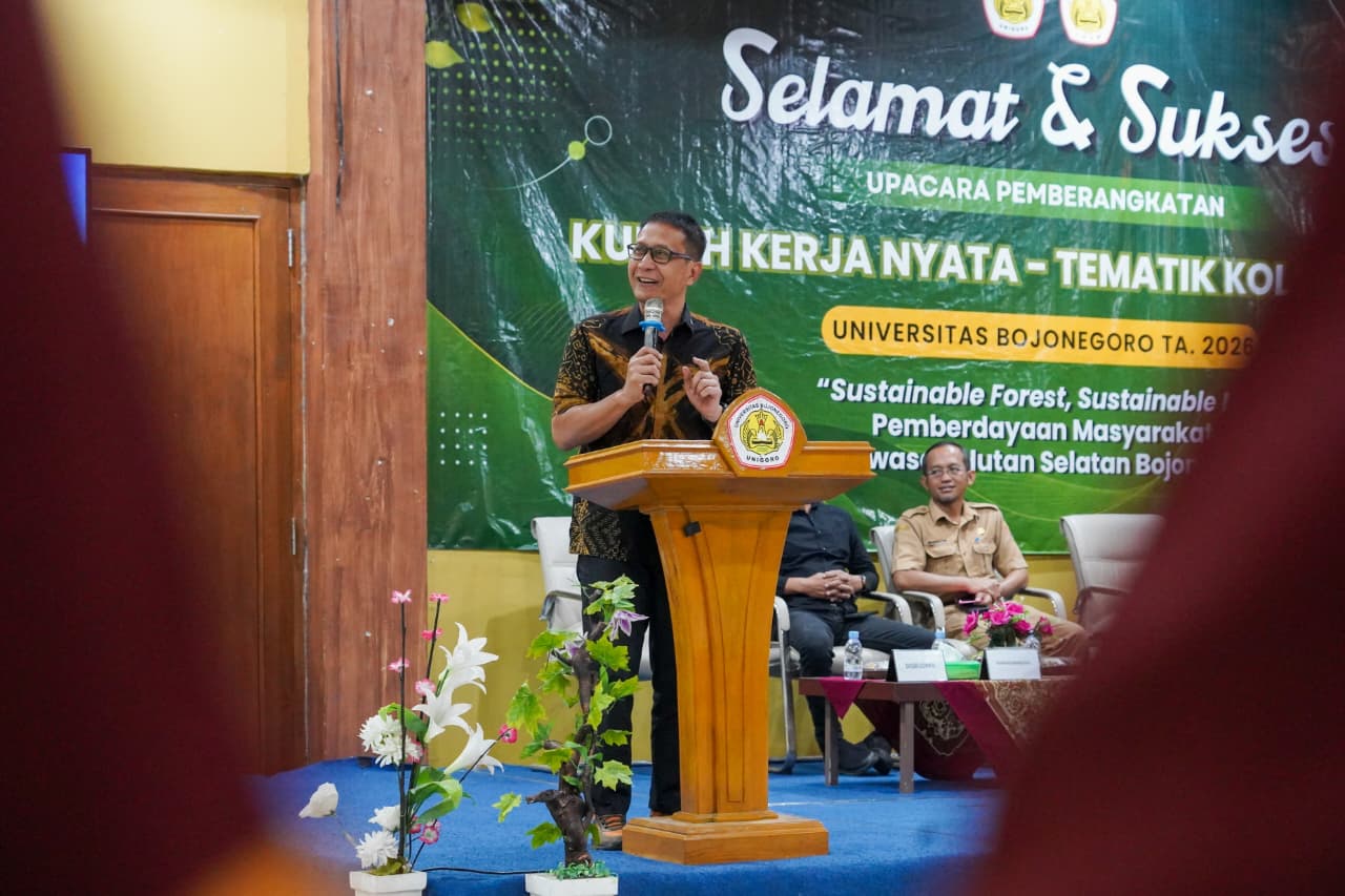 Lepas Mahasiswa KKN Unigoro 2026, Bupati Setyo Wahono Titip Misi Jaga Hutan dan Angkat Potensi Desa