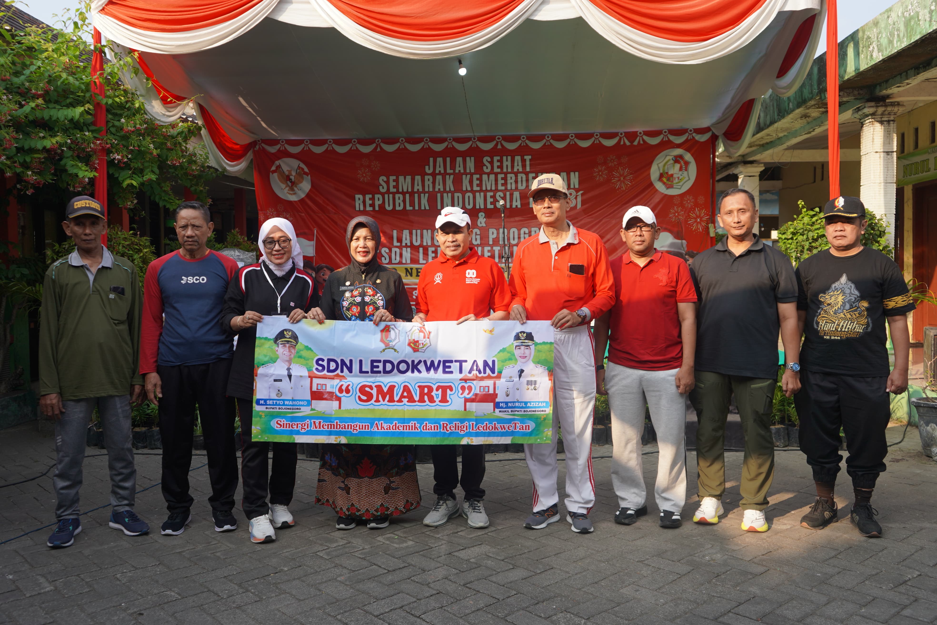 Launching Ledok Wetan SMART, Wabup Nurul Azizah Tekankan Pentingnya Pendidikan dan Adab